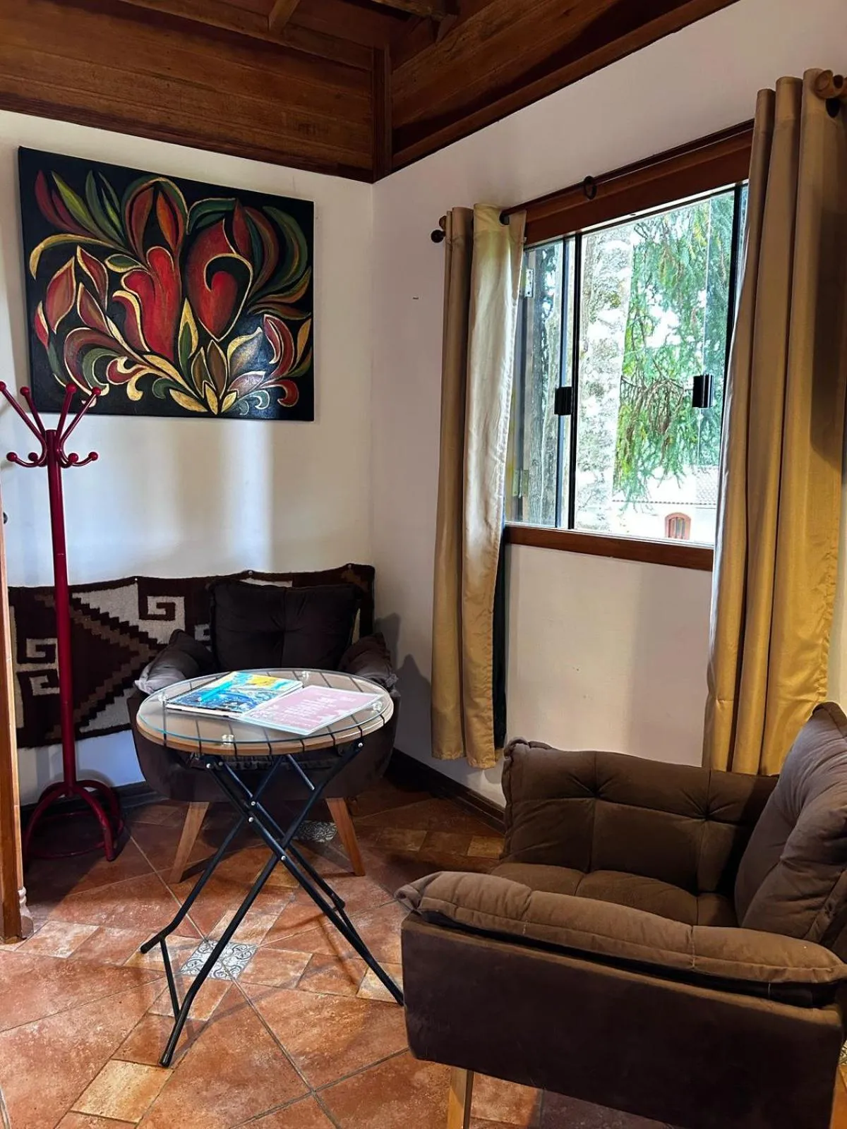 Seating area in Chalés ANECUEM