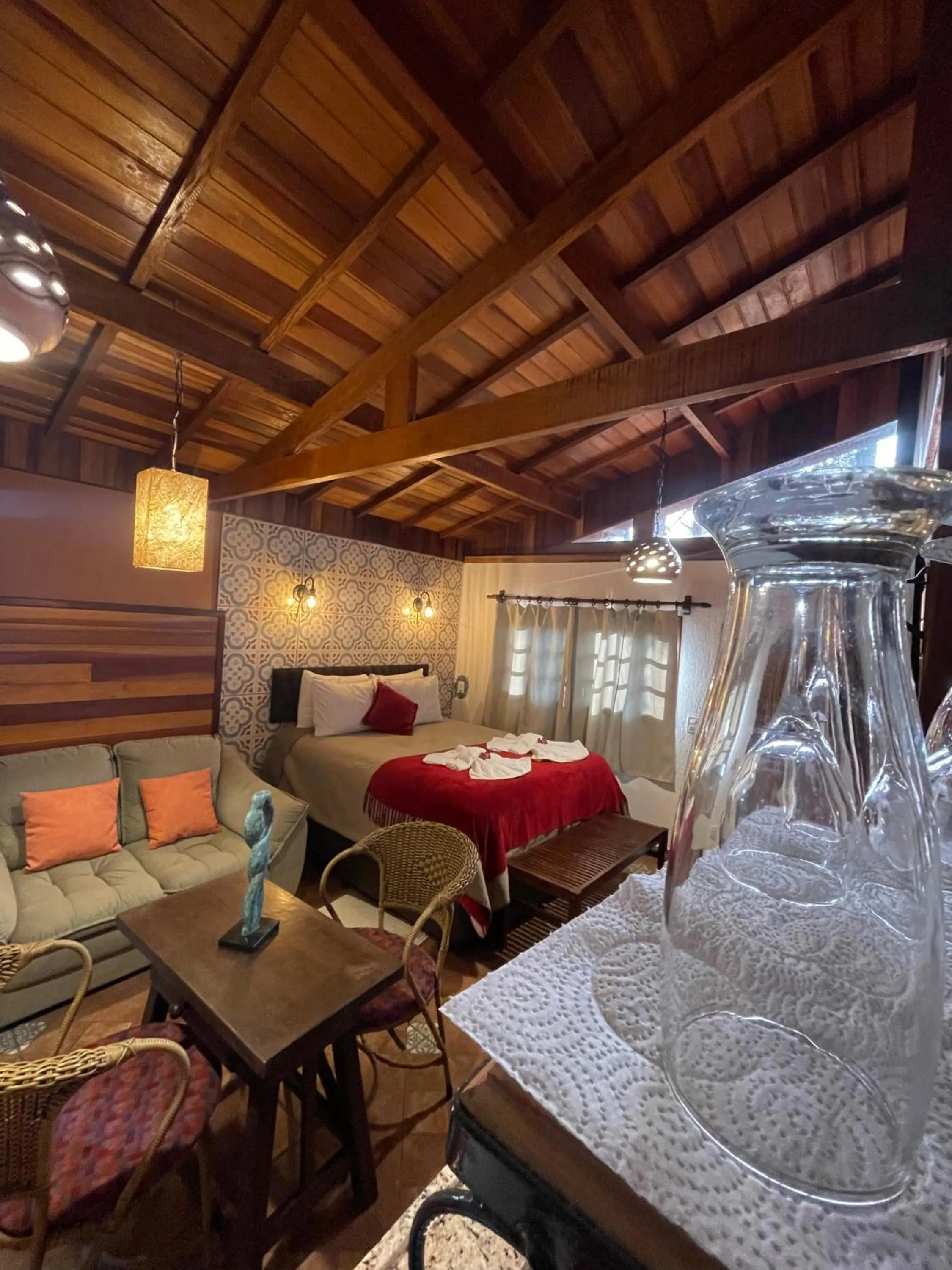 Bed in Chalés ANECUEM