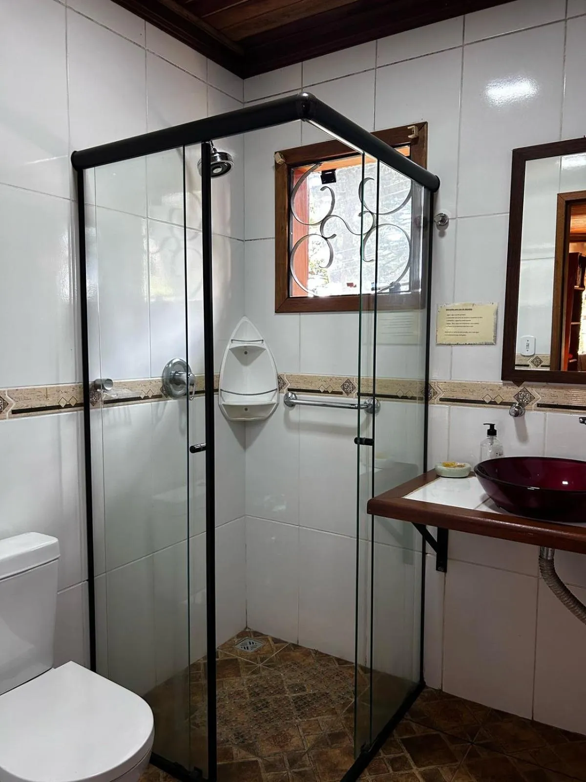 Bathroom in Chalés ANECUEM