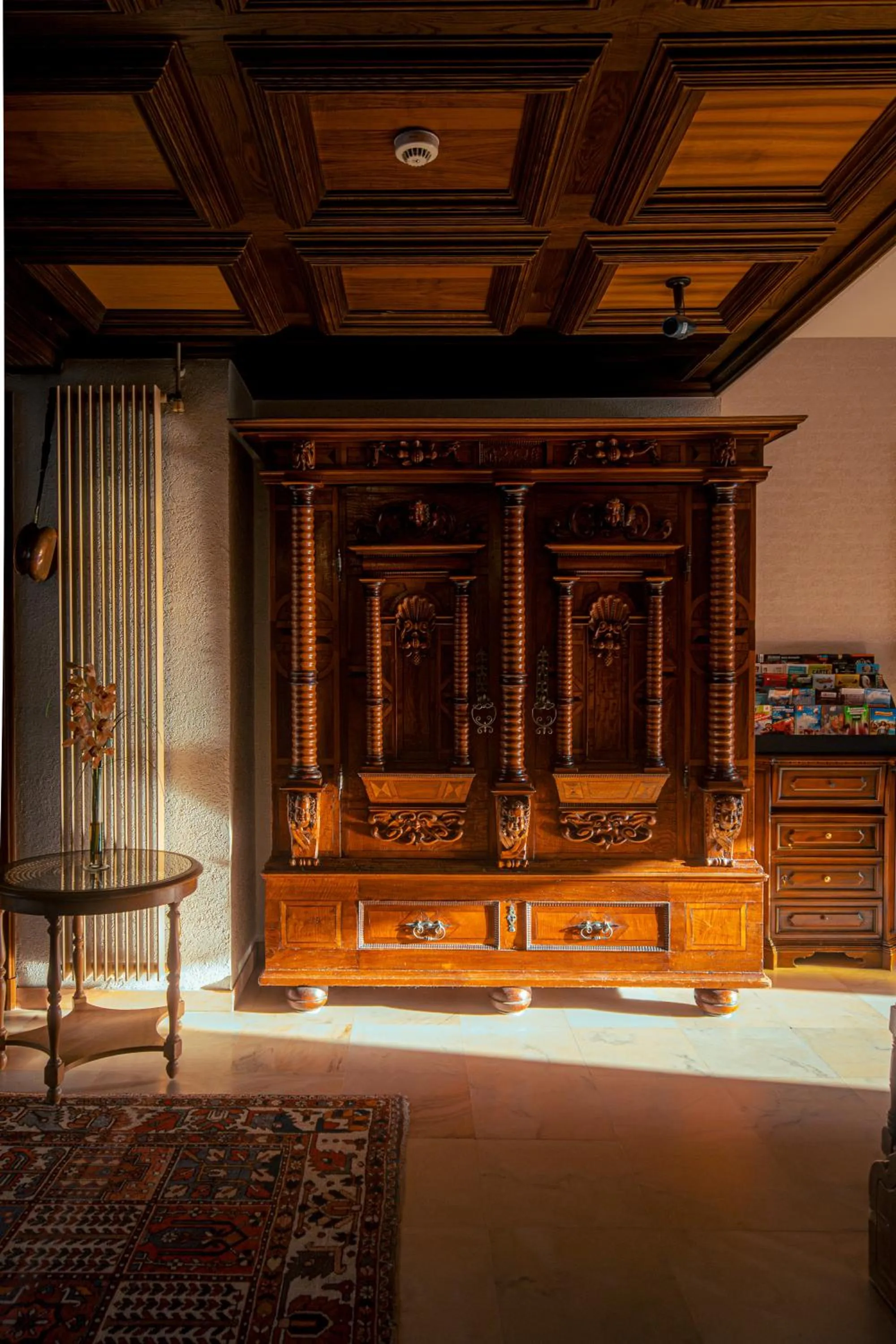 Living room in Hotel Au Nid De Cigognes