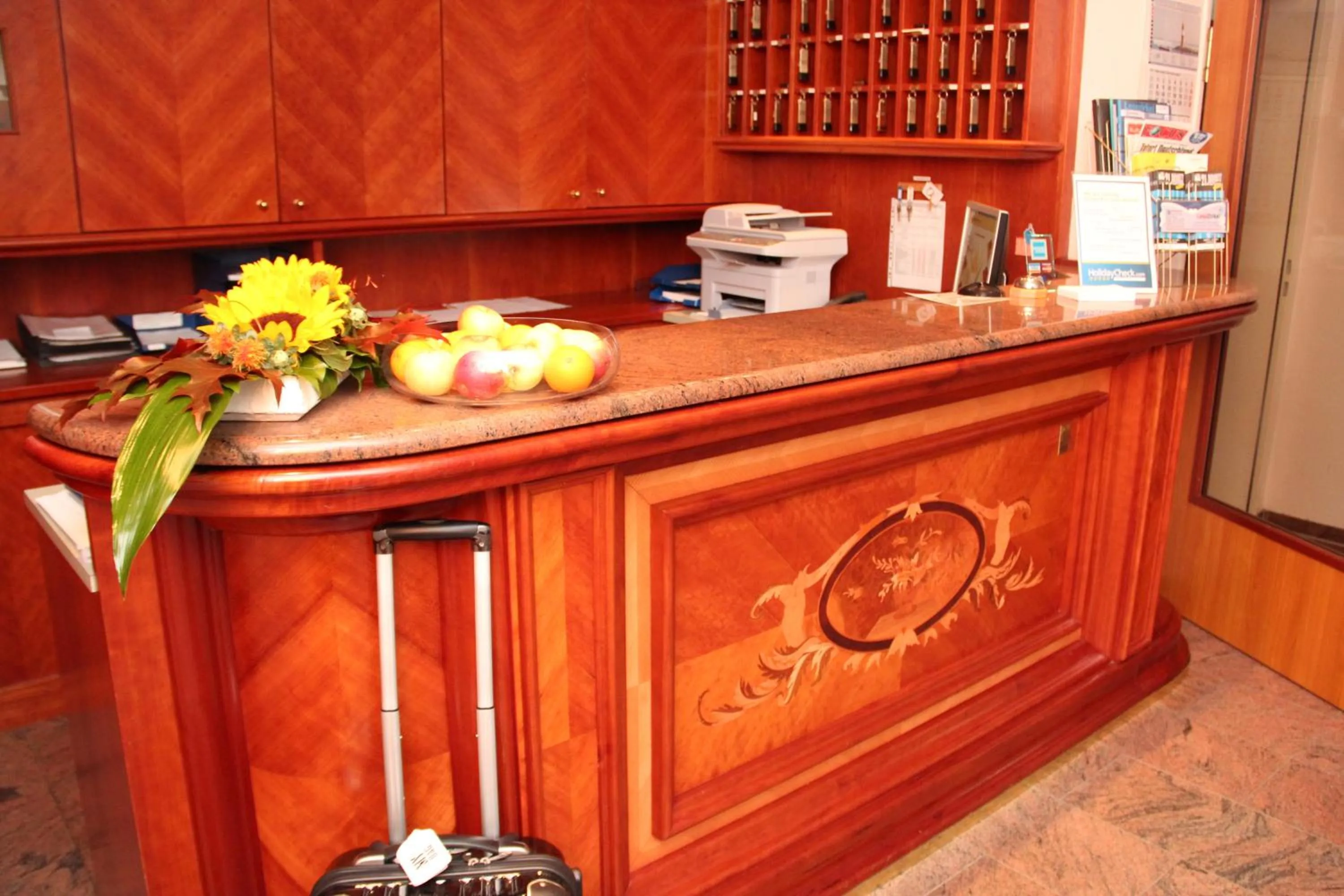 Lobby or reception in Hotel Ascania