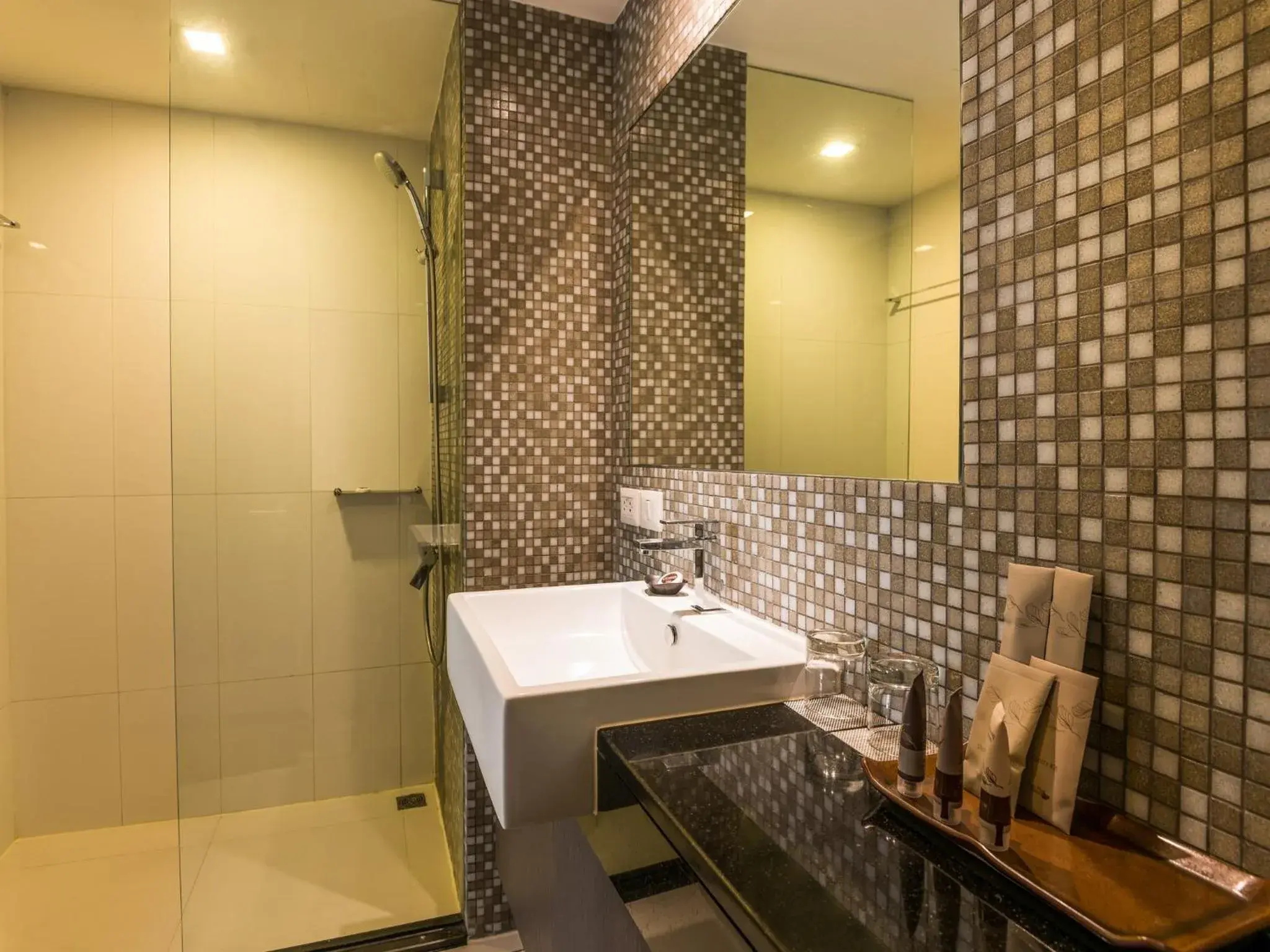 Bathroom in Maitria Hotel Sukhumvit 18 Bangkok – A Chatrium Collection Bathroom in Maitria Hotel Sukhumvit 18 Bangkok – A Chatrium Collection