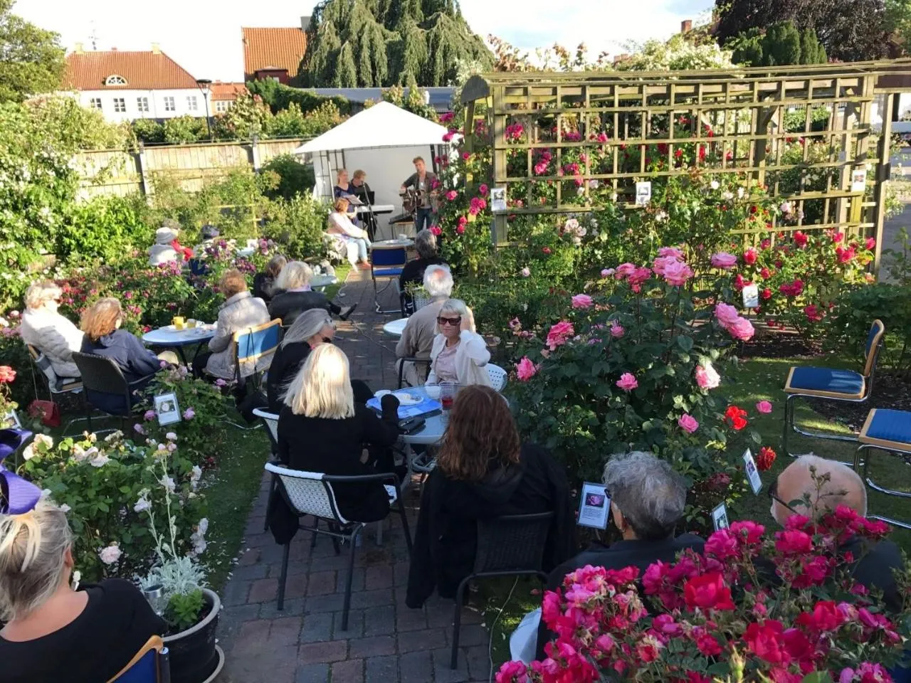 Patio in Hotell Turistgården i Simrishamn