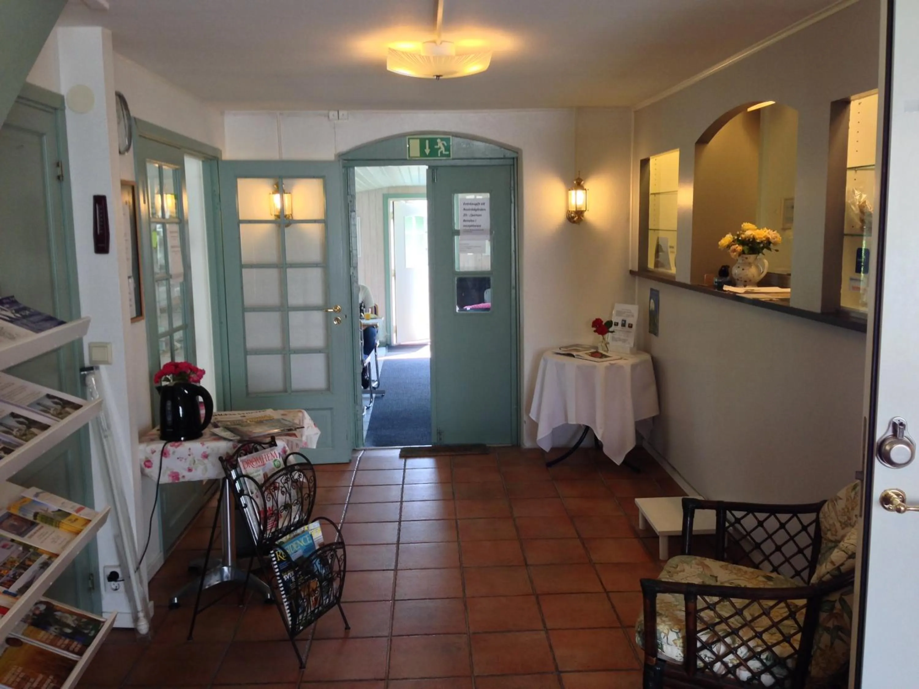 Lobby or reception in Hotell Turistgården i Simrishamn