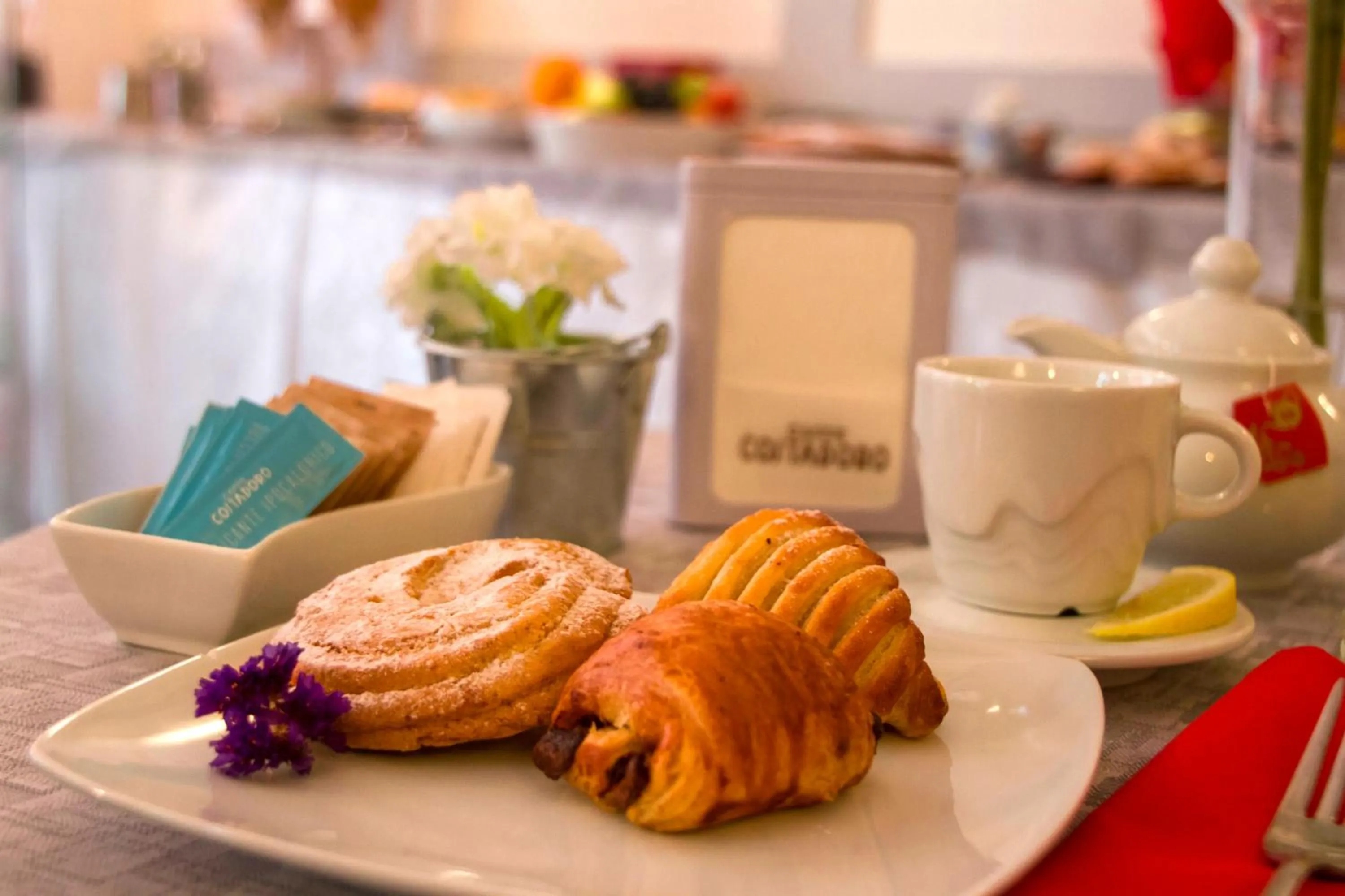 Food close-up in Domus Hotel