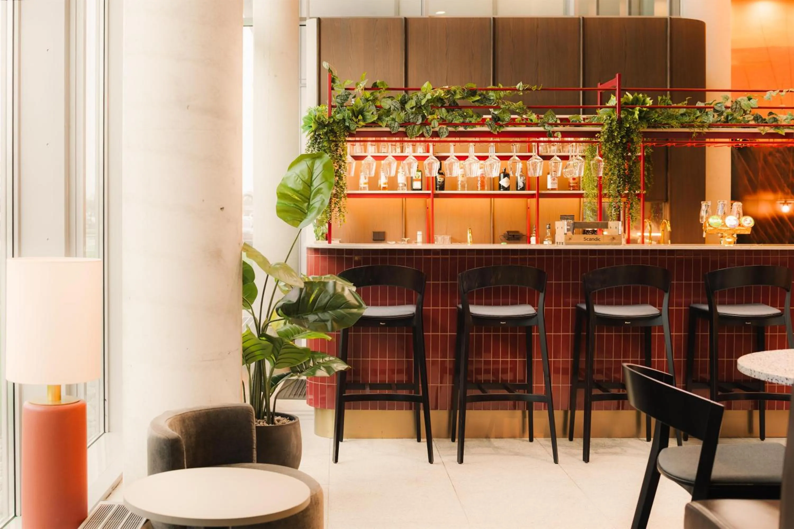 Lobby or reception in Scandic Stavanger Airport