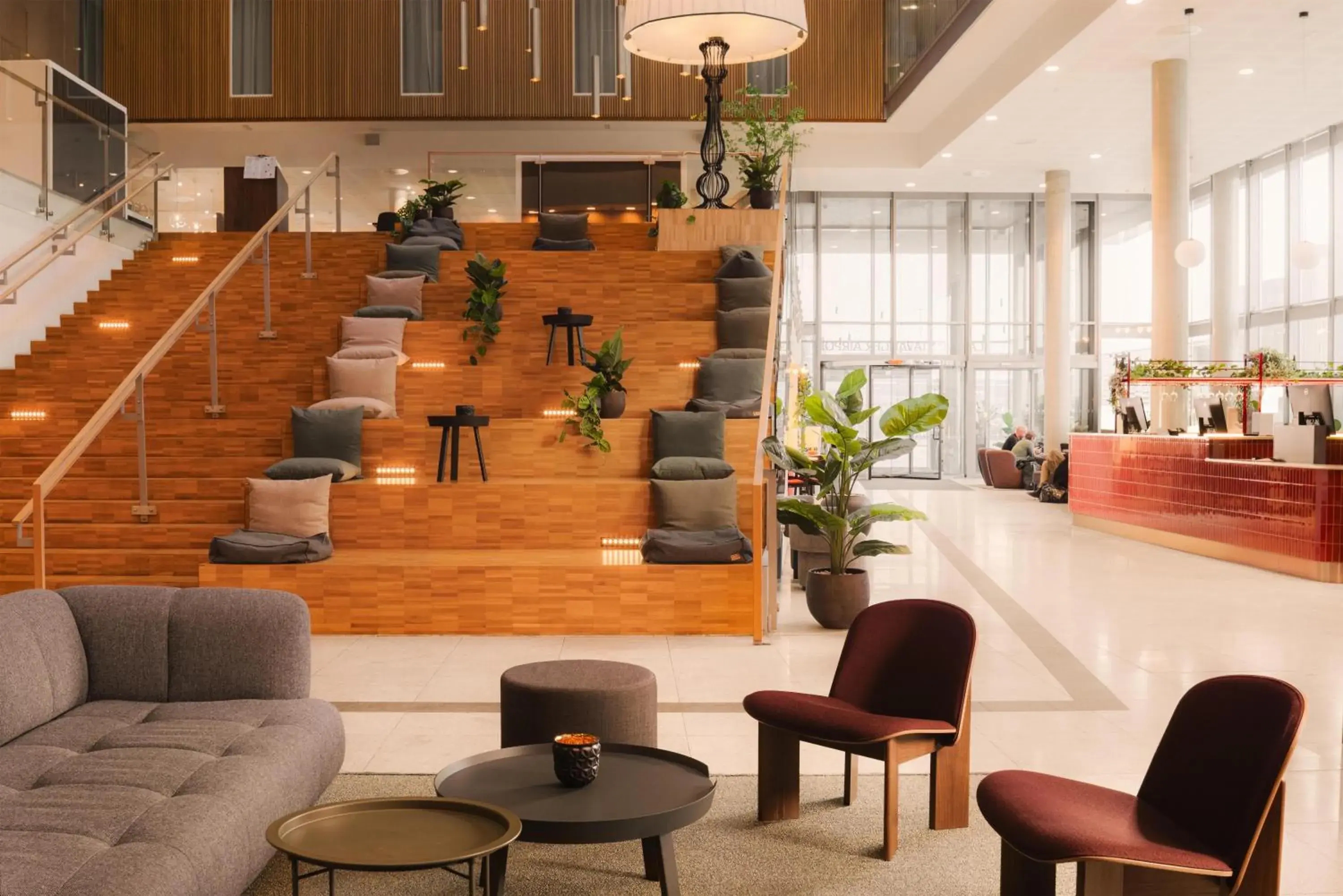 Lobby or reception in Scandic Stavanger Airport Lobby or reception in Scandic Stavanger Airport