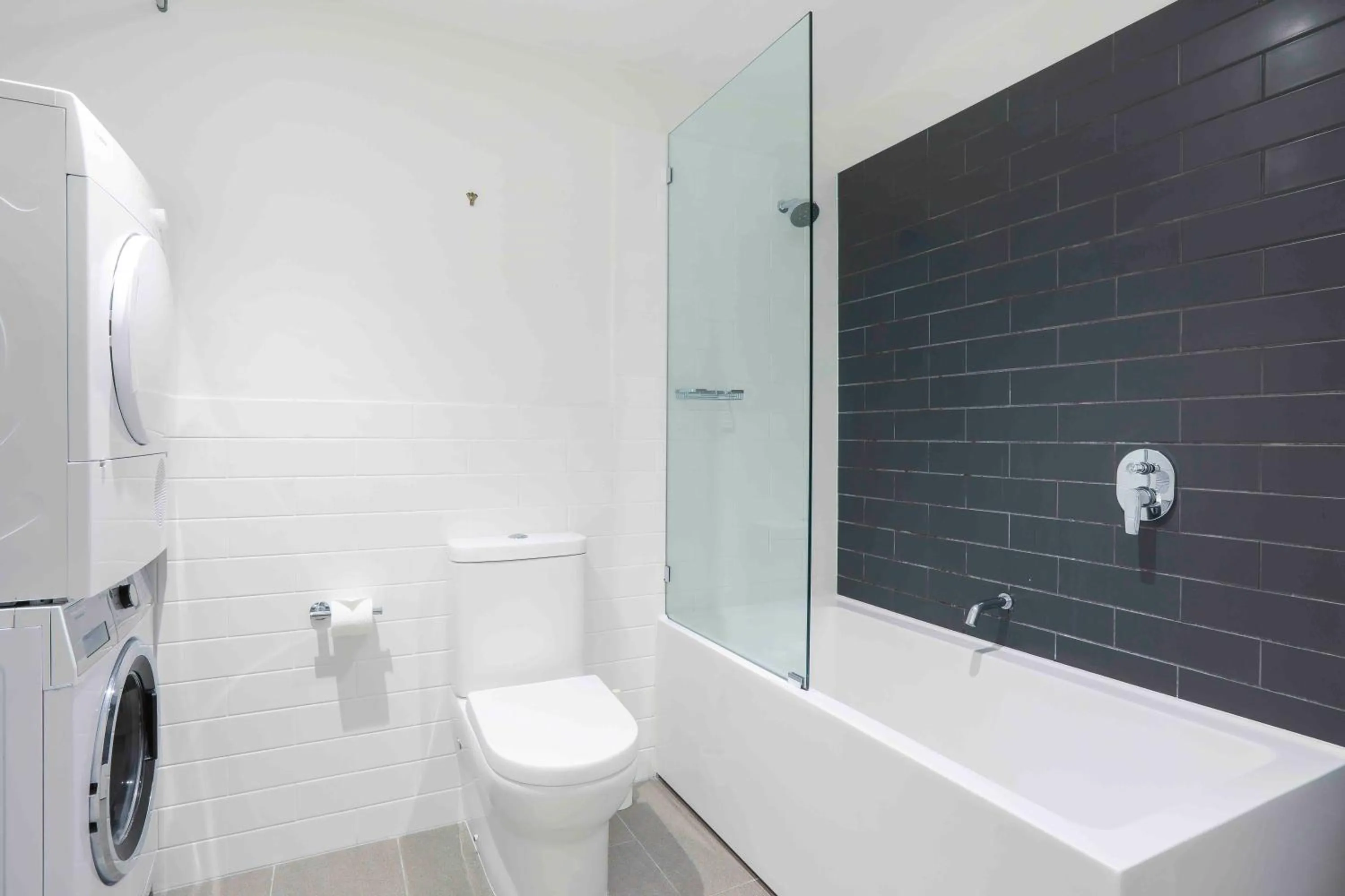 Shower in Sandbox Apartments