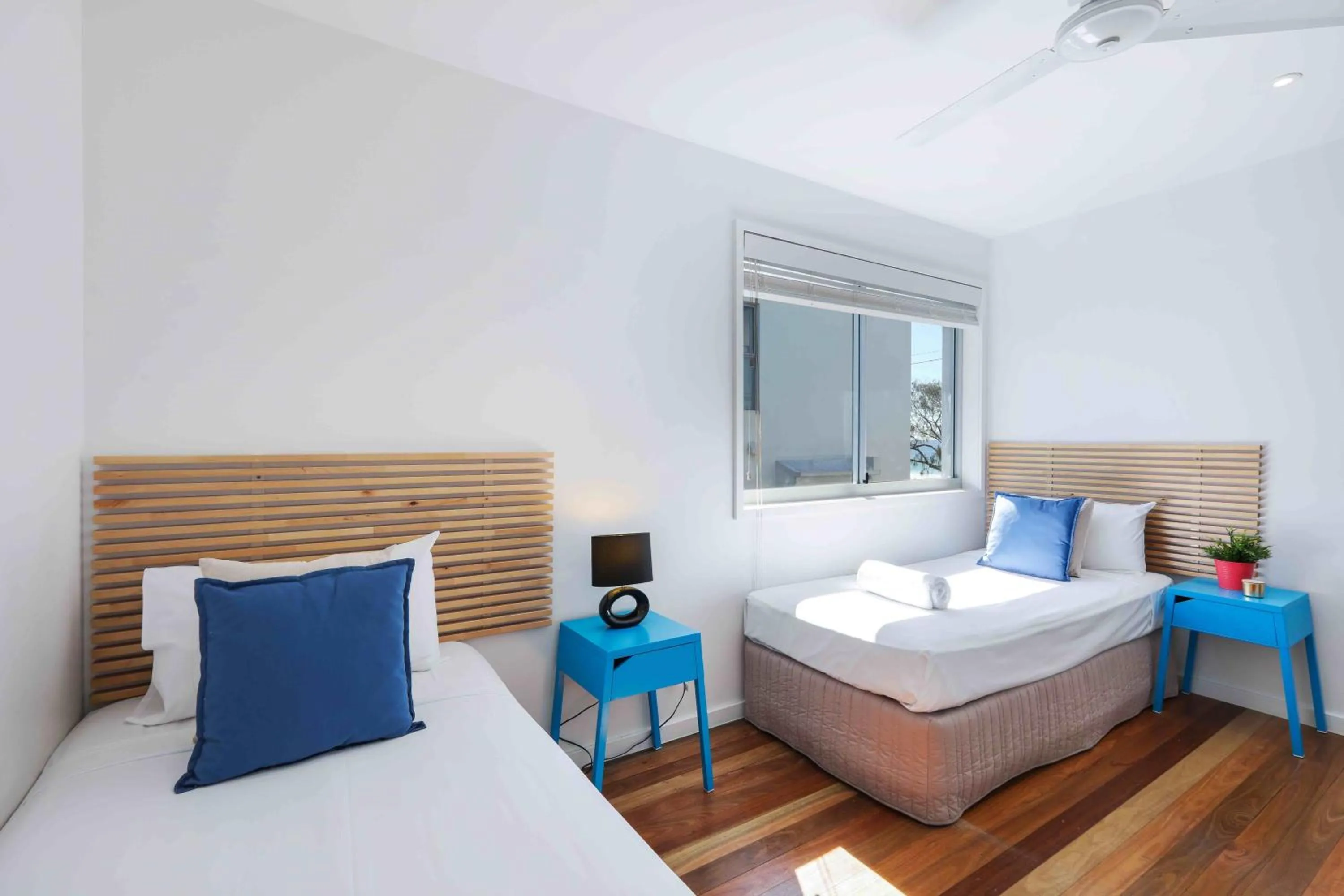 Bedroom, Bed in Sandbox Apartments