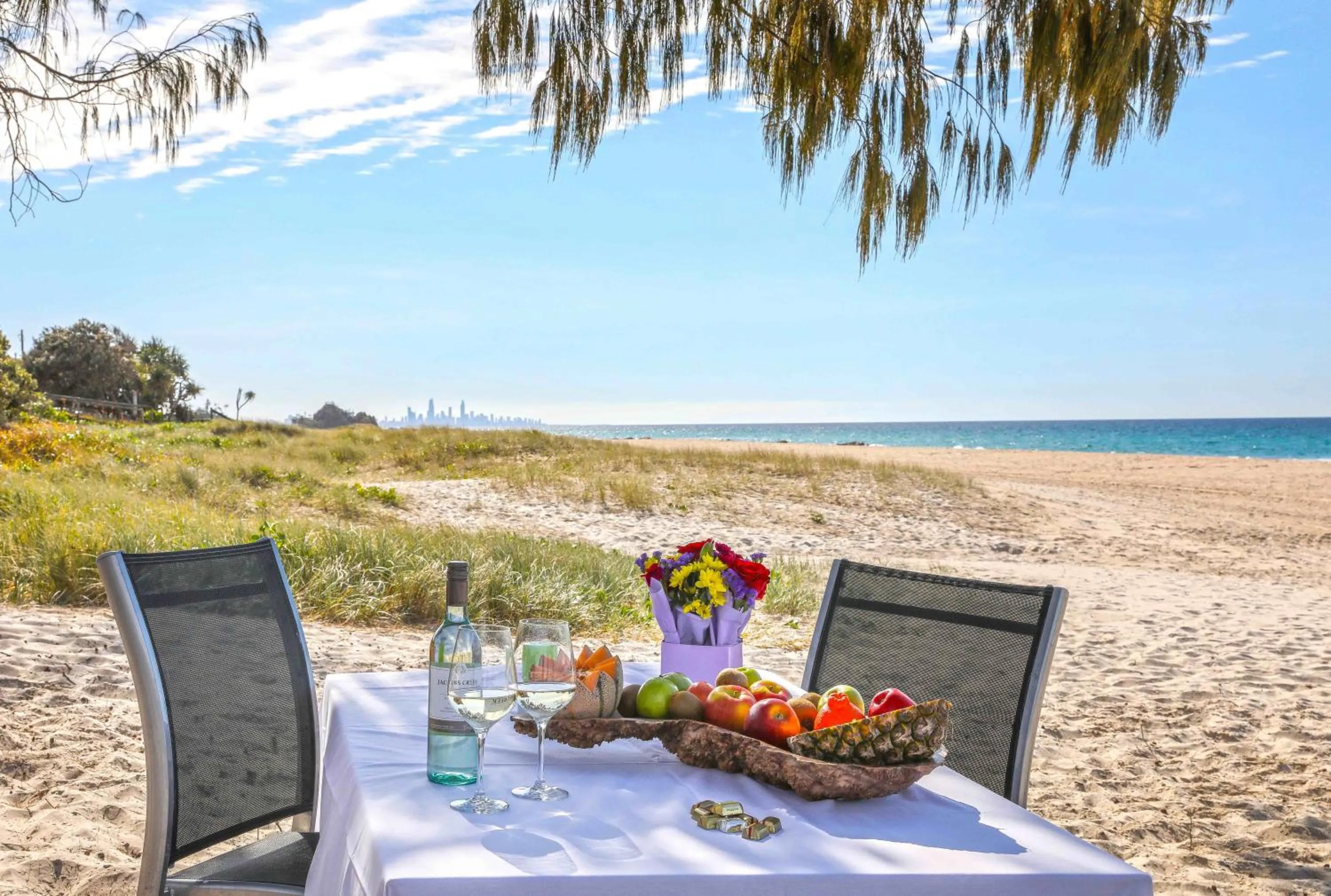 Natural landscape in Sandbox Apartments