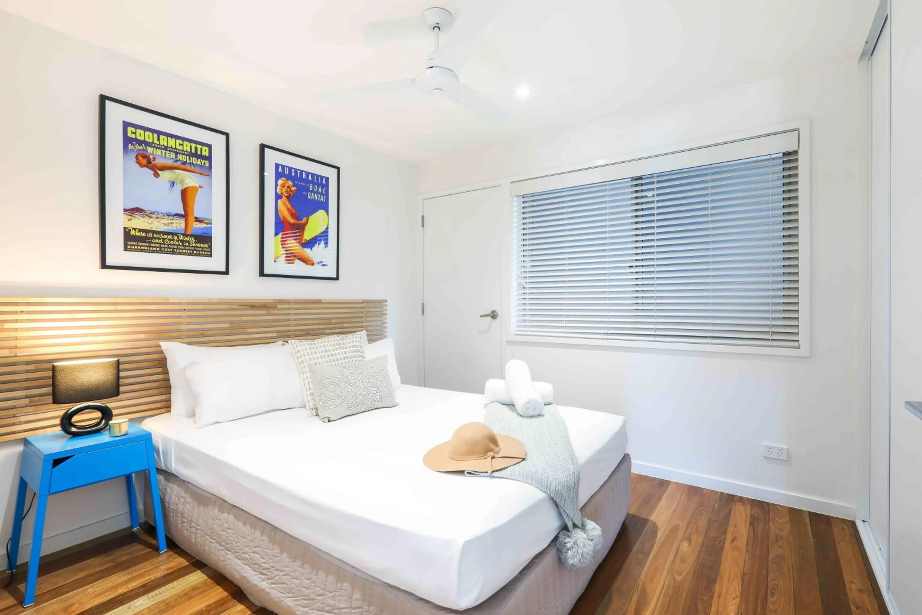 Bedroom, Bed in Sandbox Apartments