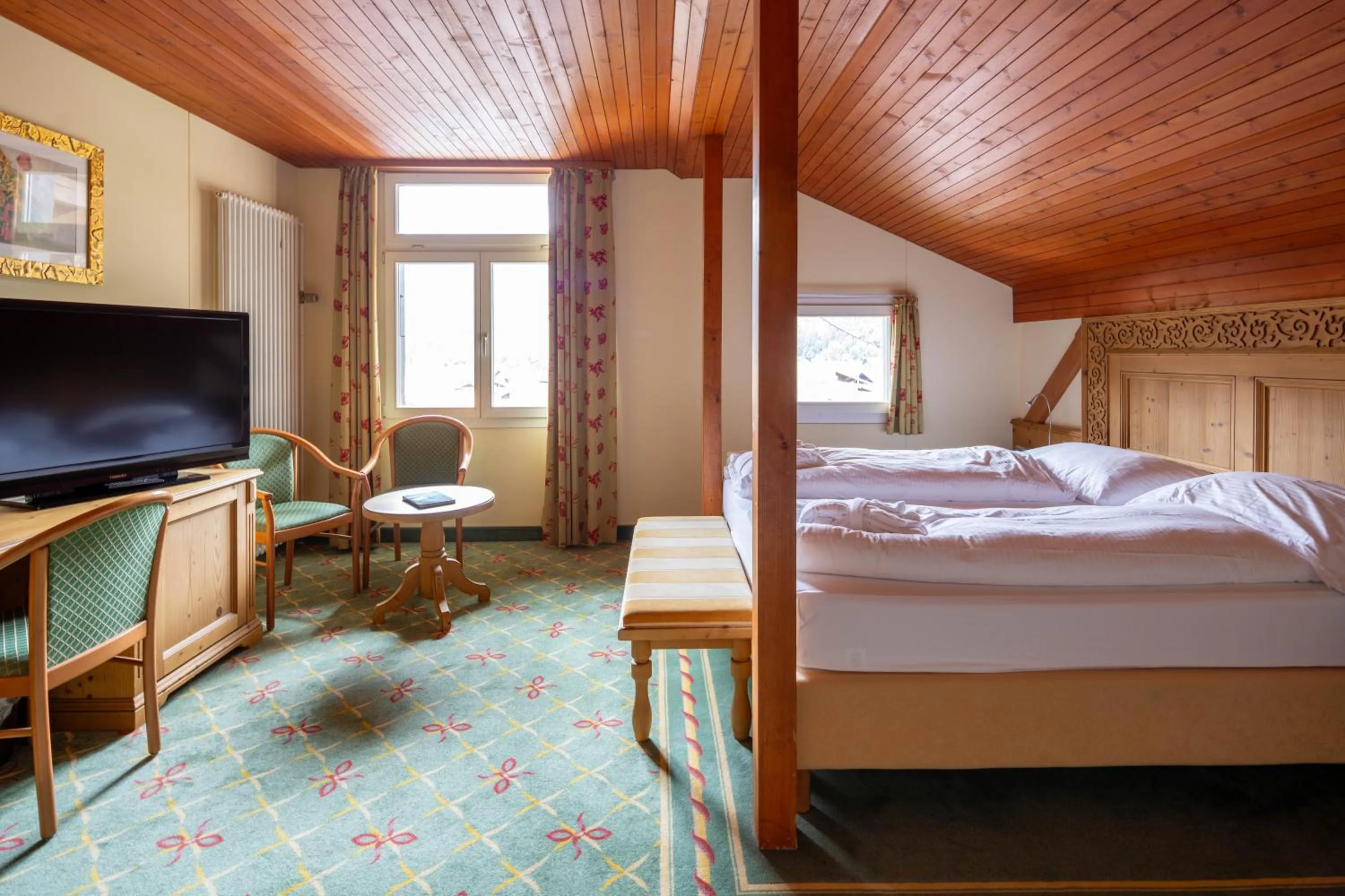 Bed in Sporthotel Wildstrubel