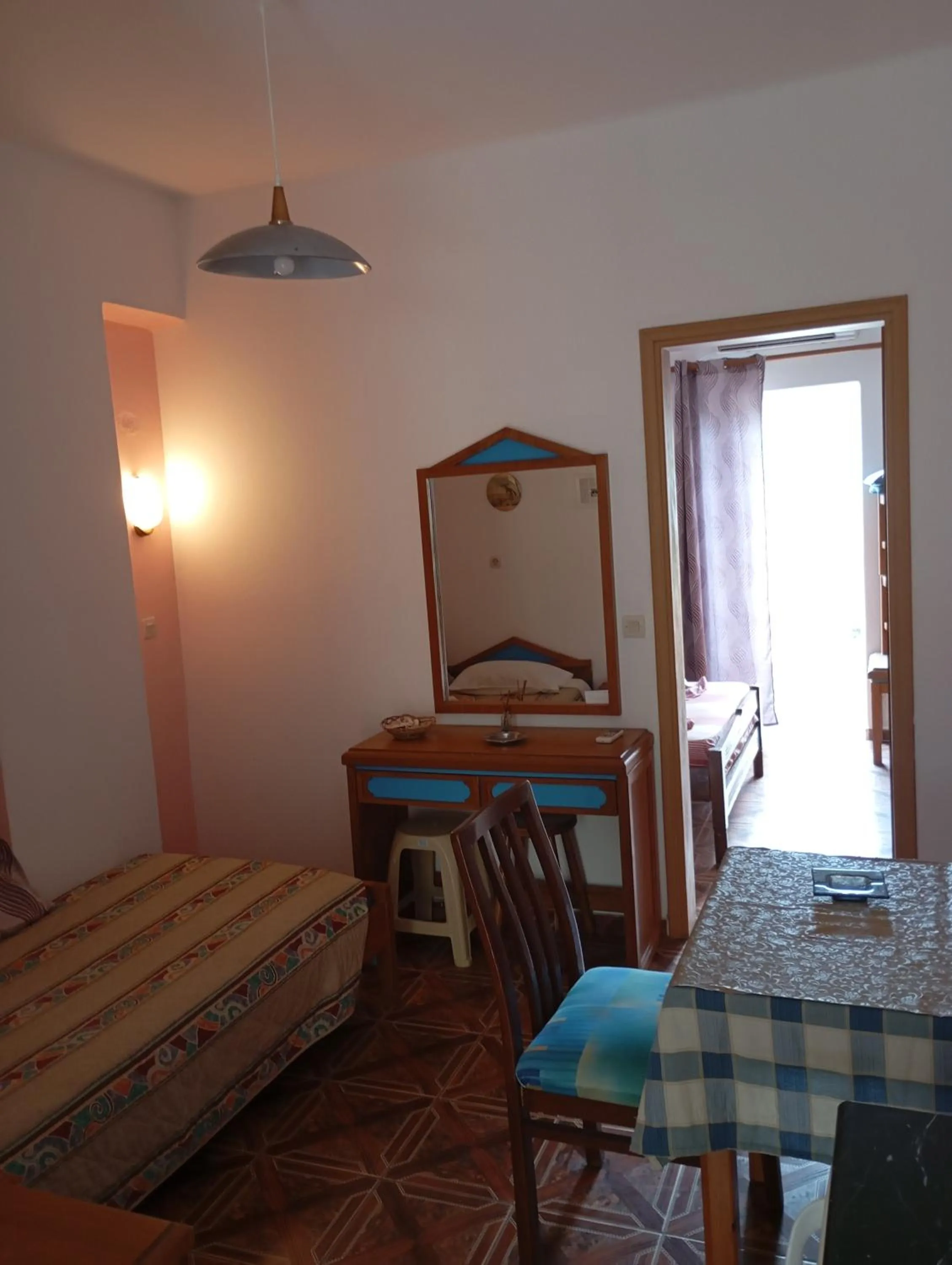 Bed in Denise Apartments Kefalos