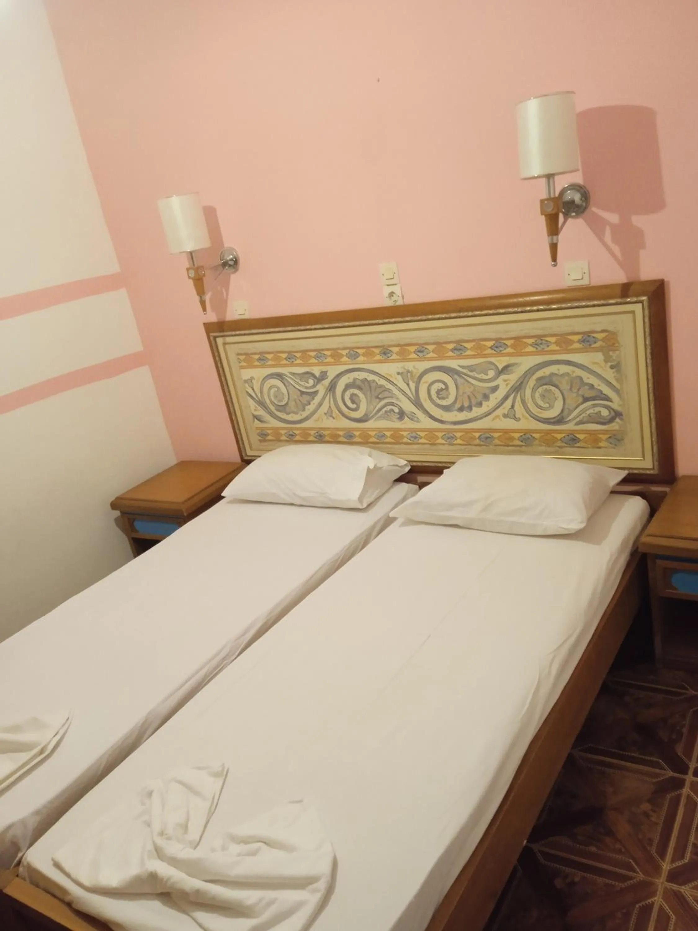 Bed in Denise Apartments Kefalos