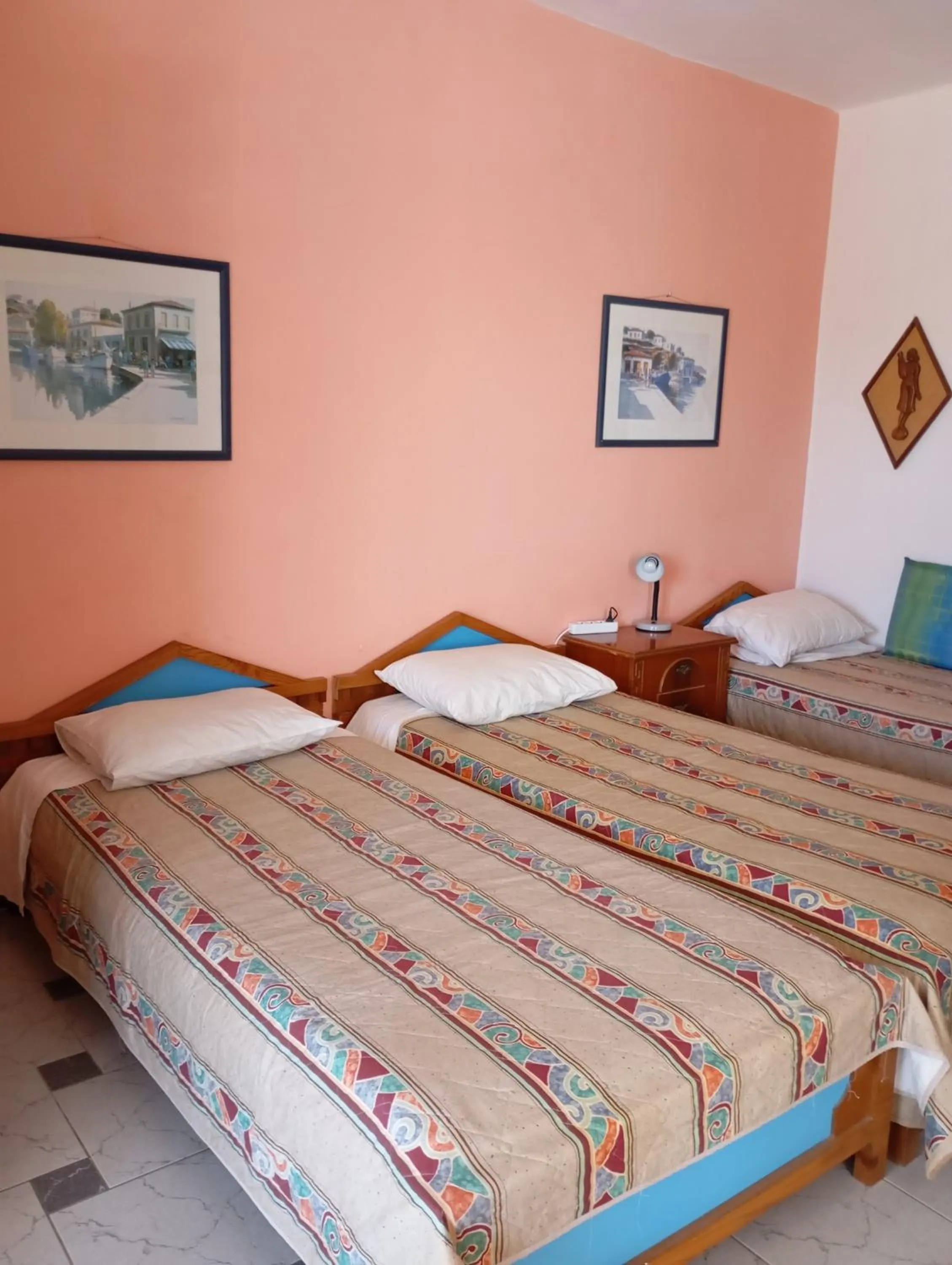 Bed in Denise Apartments Kefalos