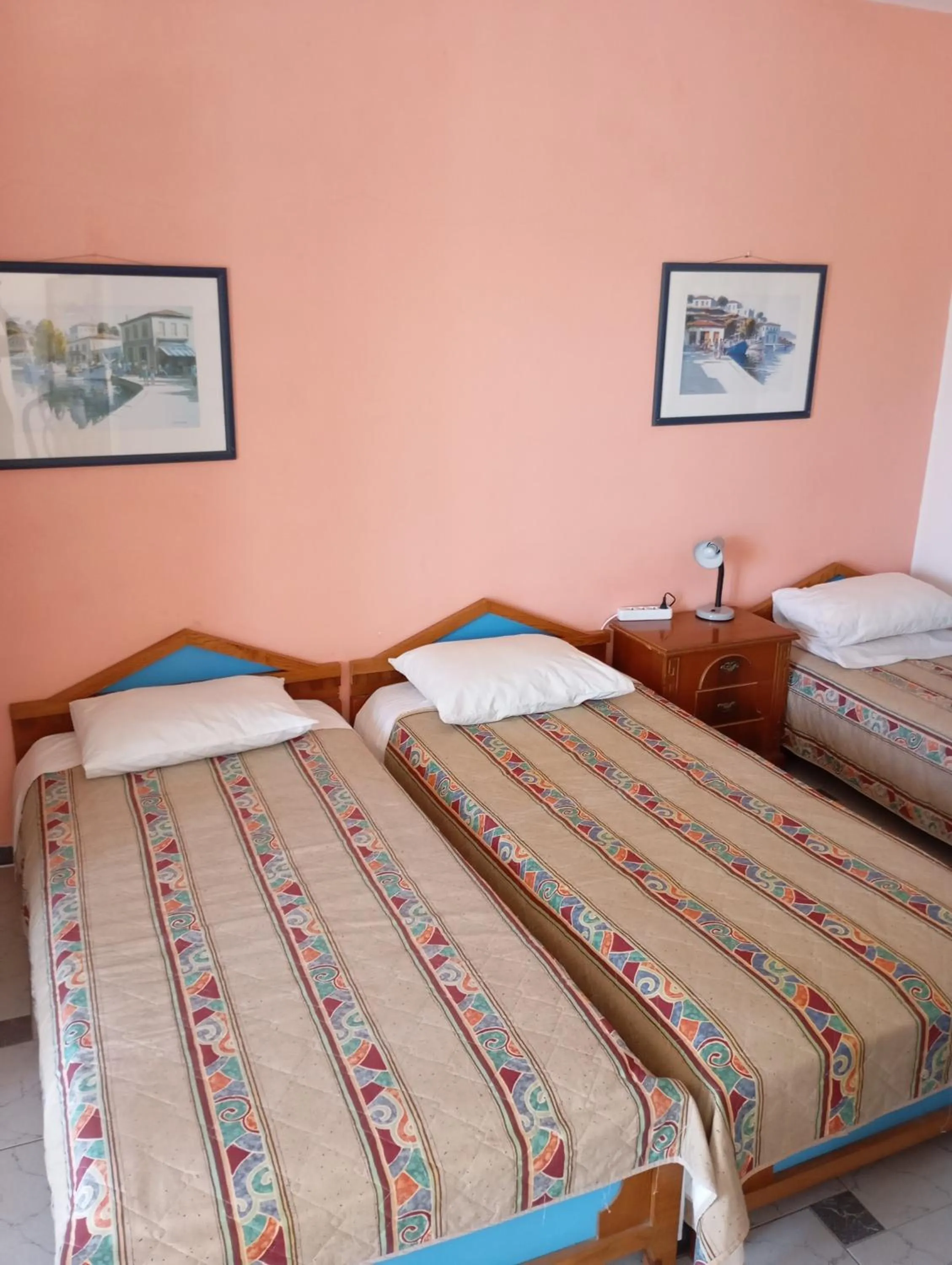 Bed in Denise Apartments Kefalos