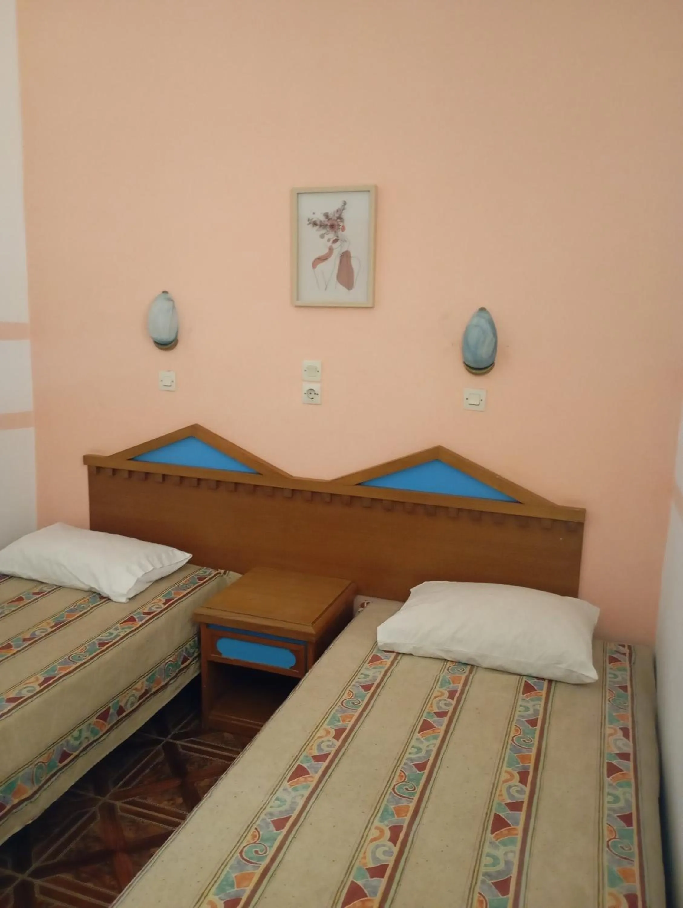 Bed in Denise Apartments Kefalos