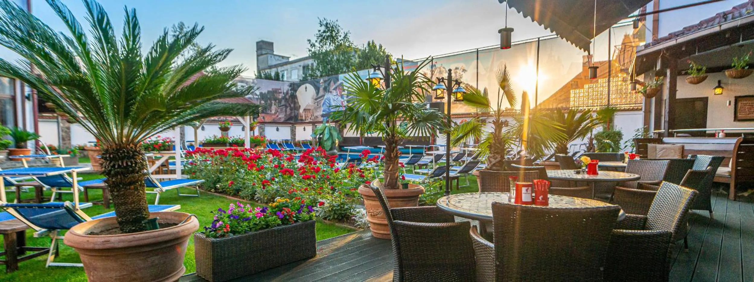 Patio in Hotel Korona