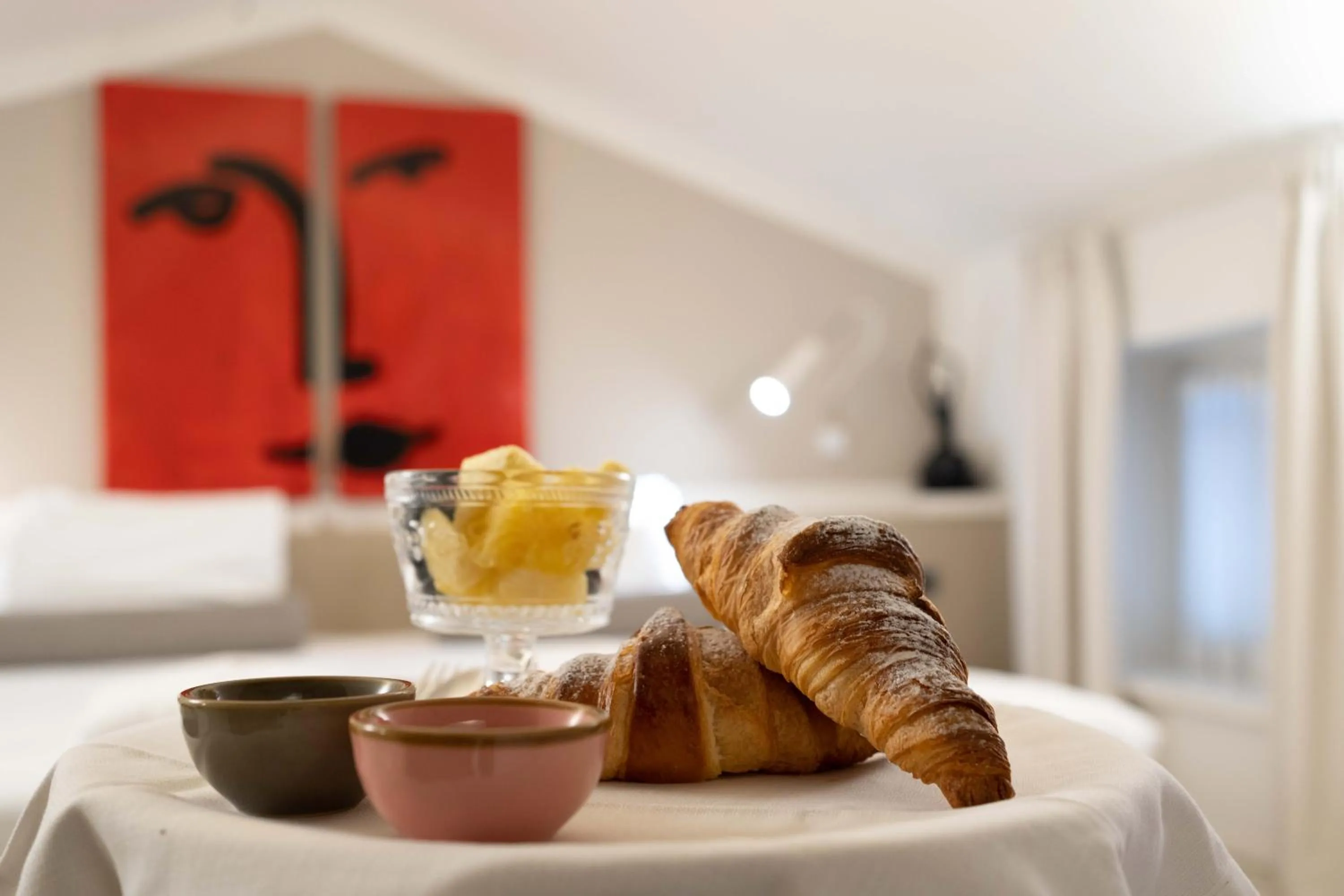 Bed in Le Funi Hotel