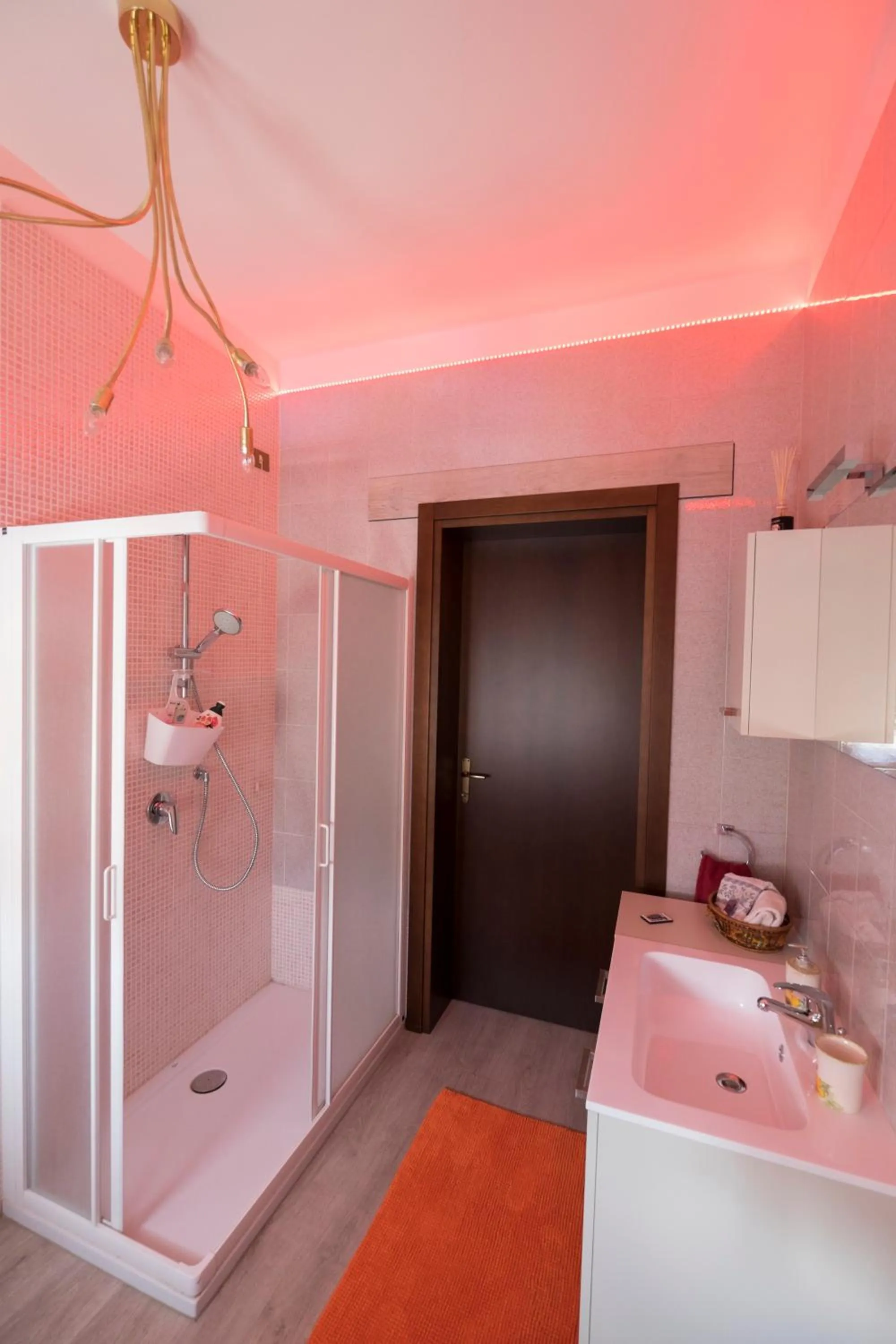 Shower in Berici Bed and Breakfast