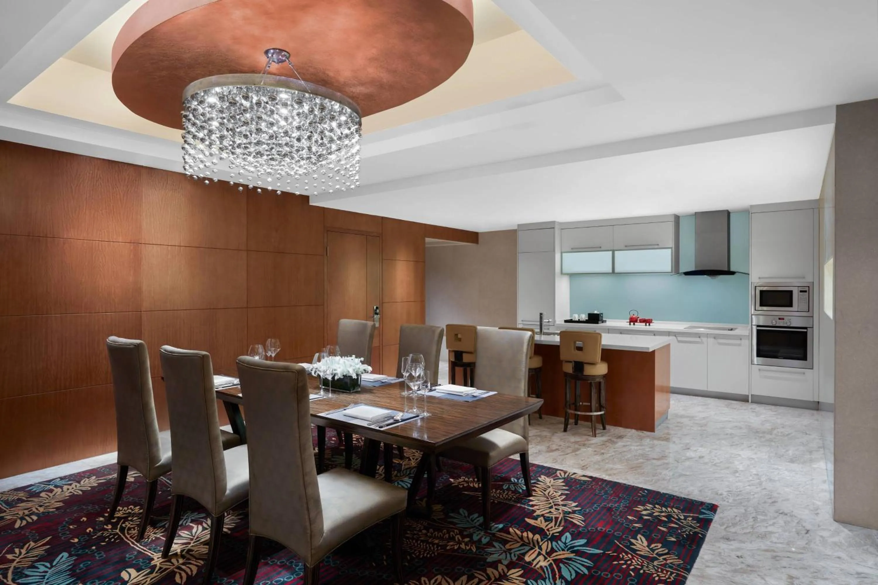 Kitchen or kitchenette in Suzhou Marriott Hotel