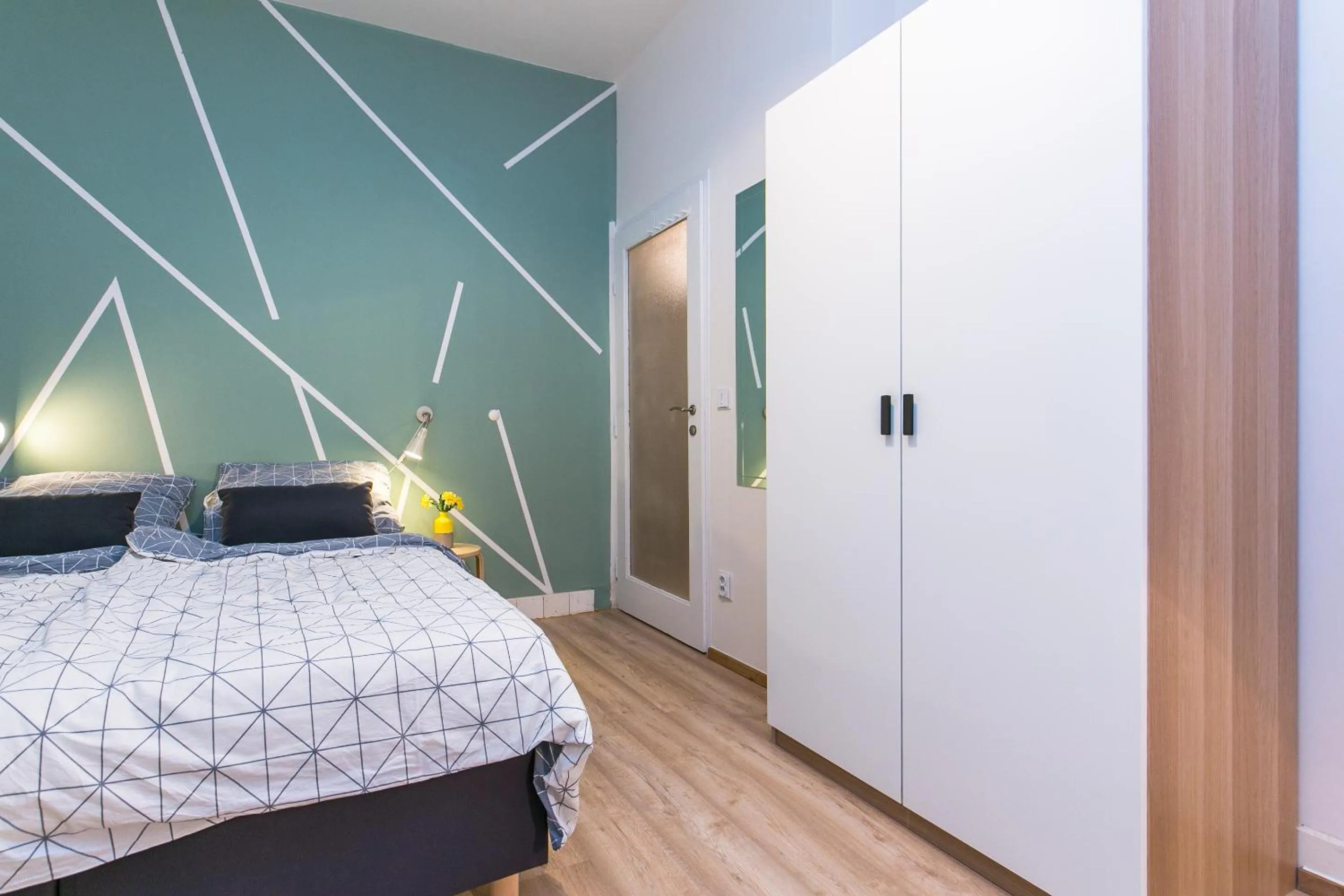 bunk bed, Bed in Apartments Stepanska 36