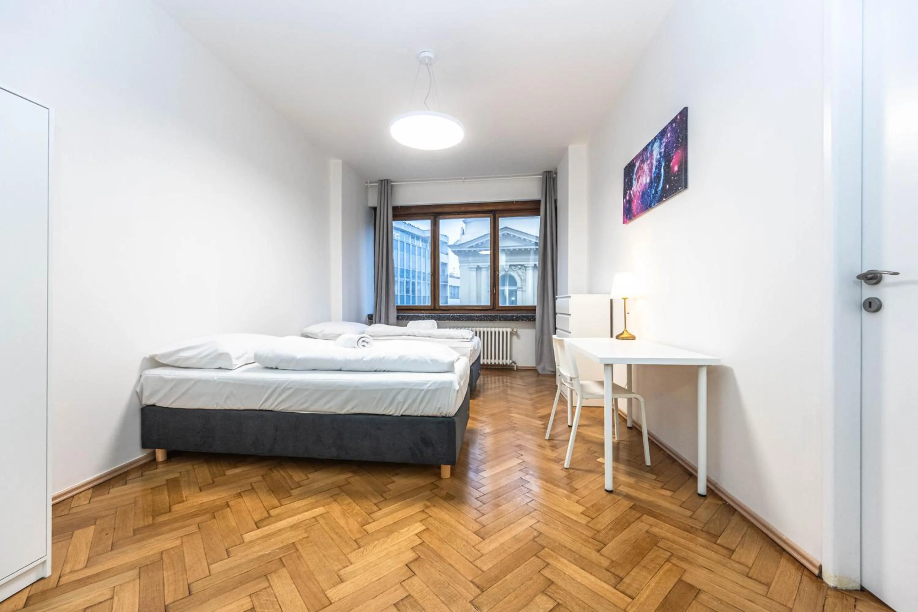 Bed in Apartments Stepanska 36