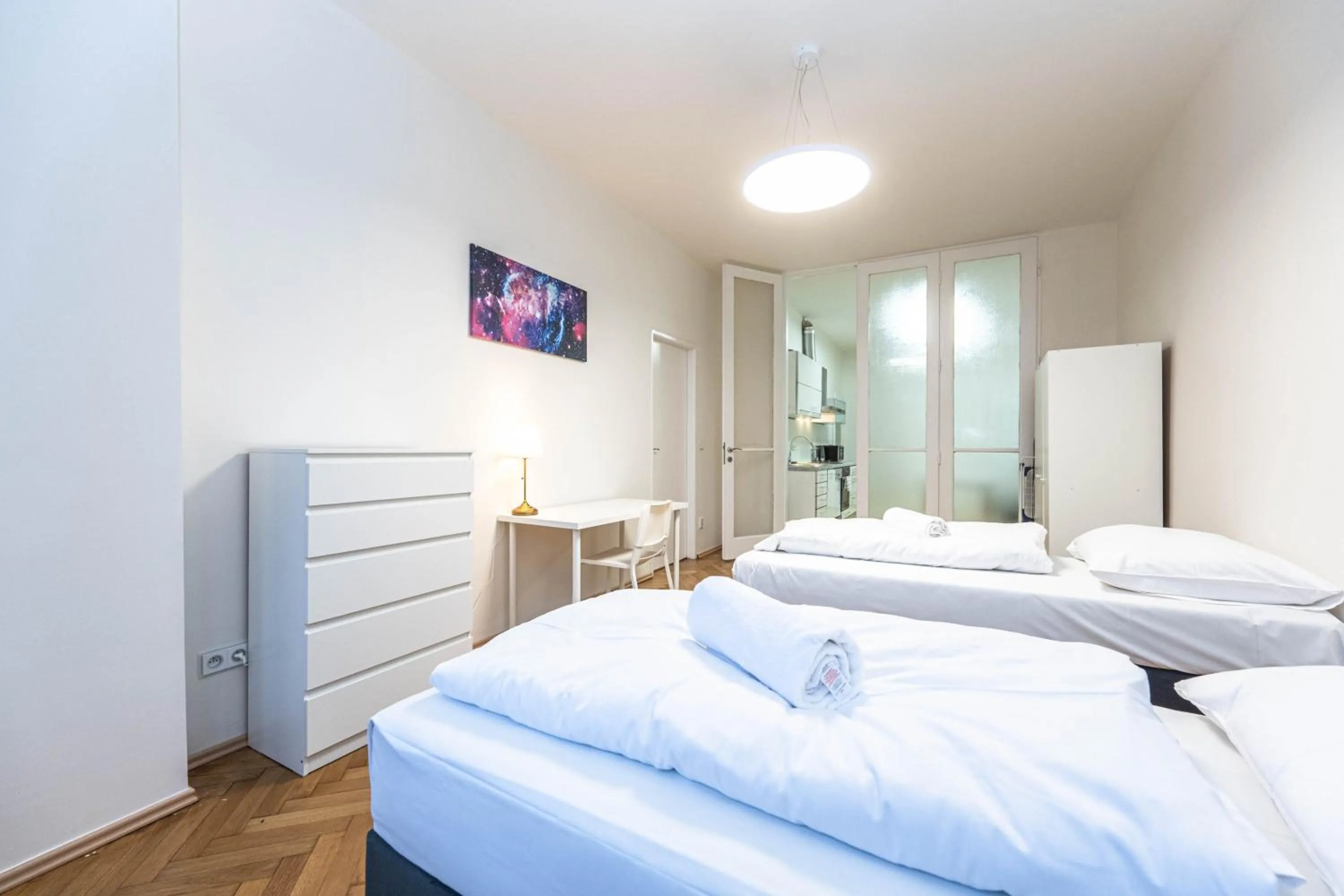 Bed in Apartments Stepanska 36