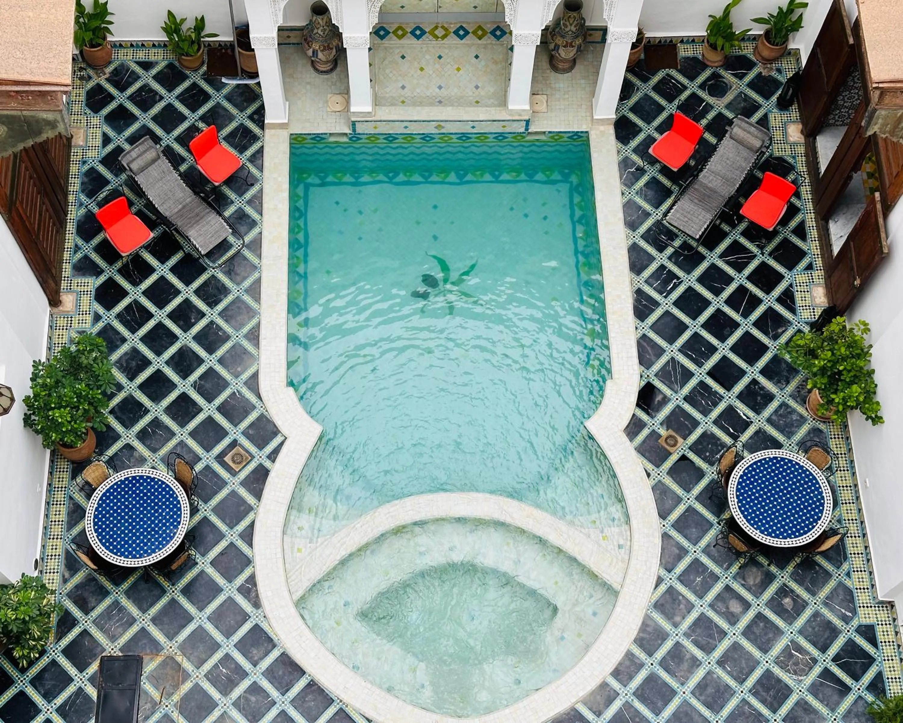 Swimming pool in Riad Zitouna