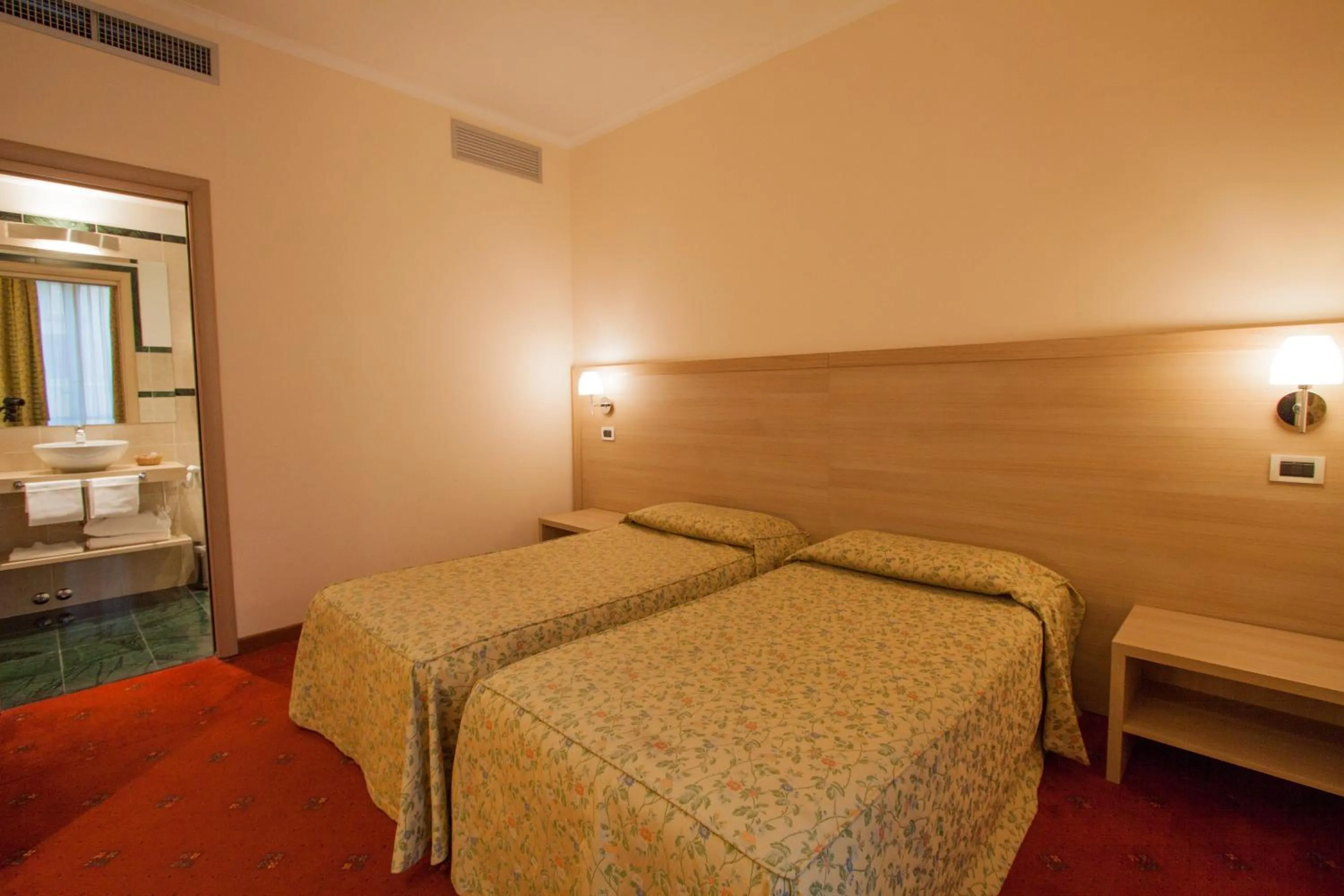 Decorative detail, Bed in Hotel Laurentia