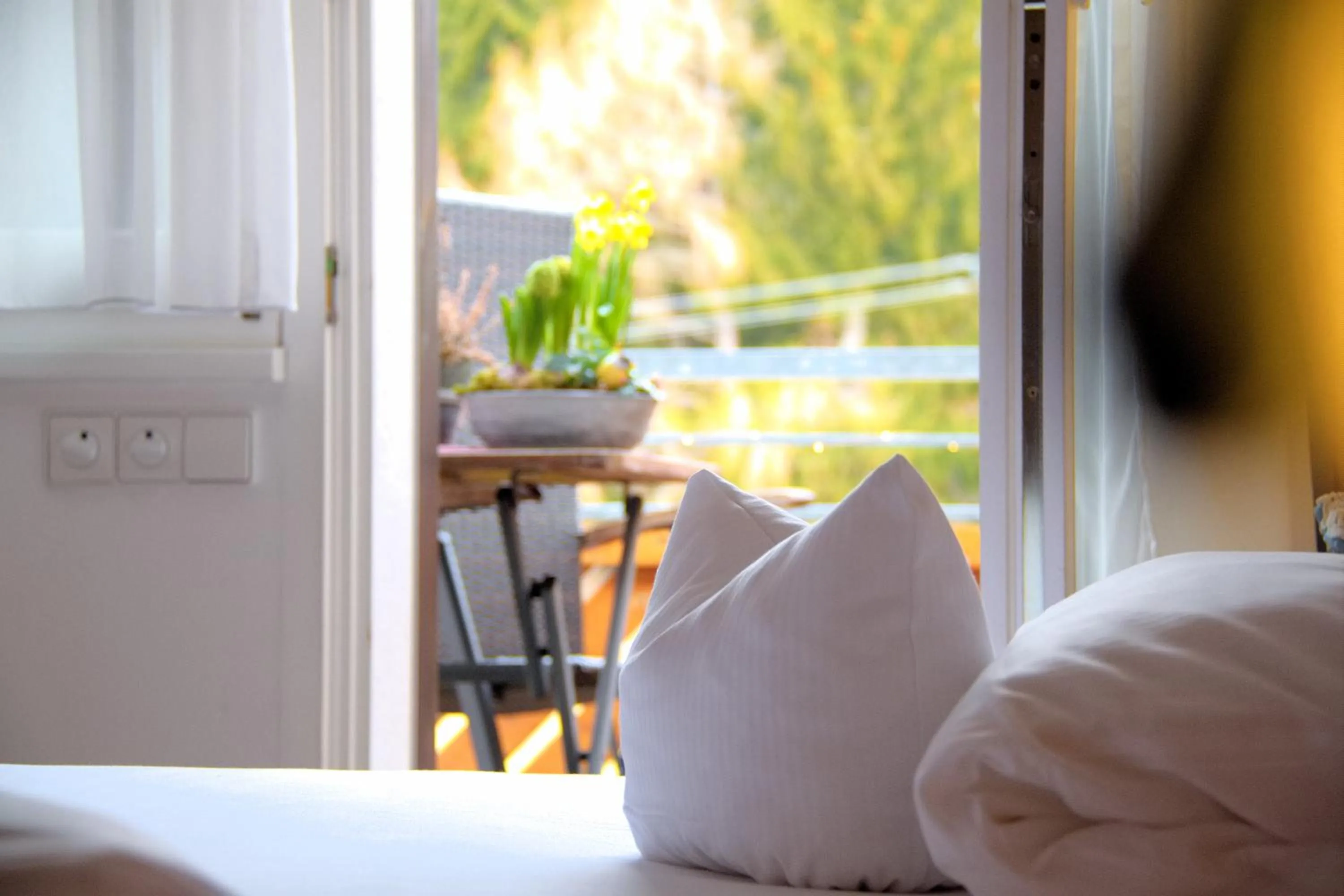 Photo of the whole room, Bed in Gasthaus Adler Fohrenbühl