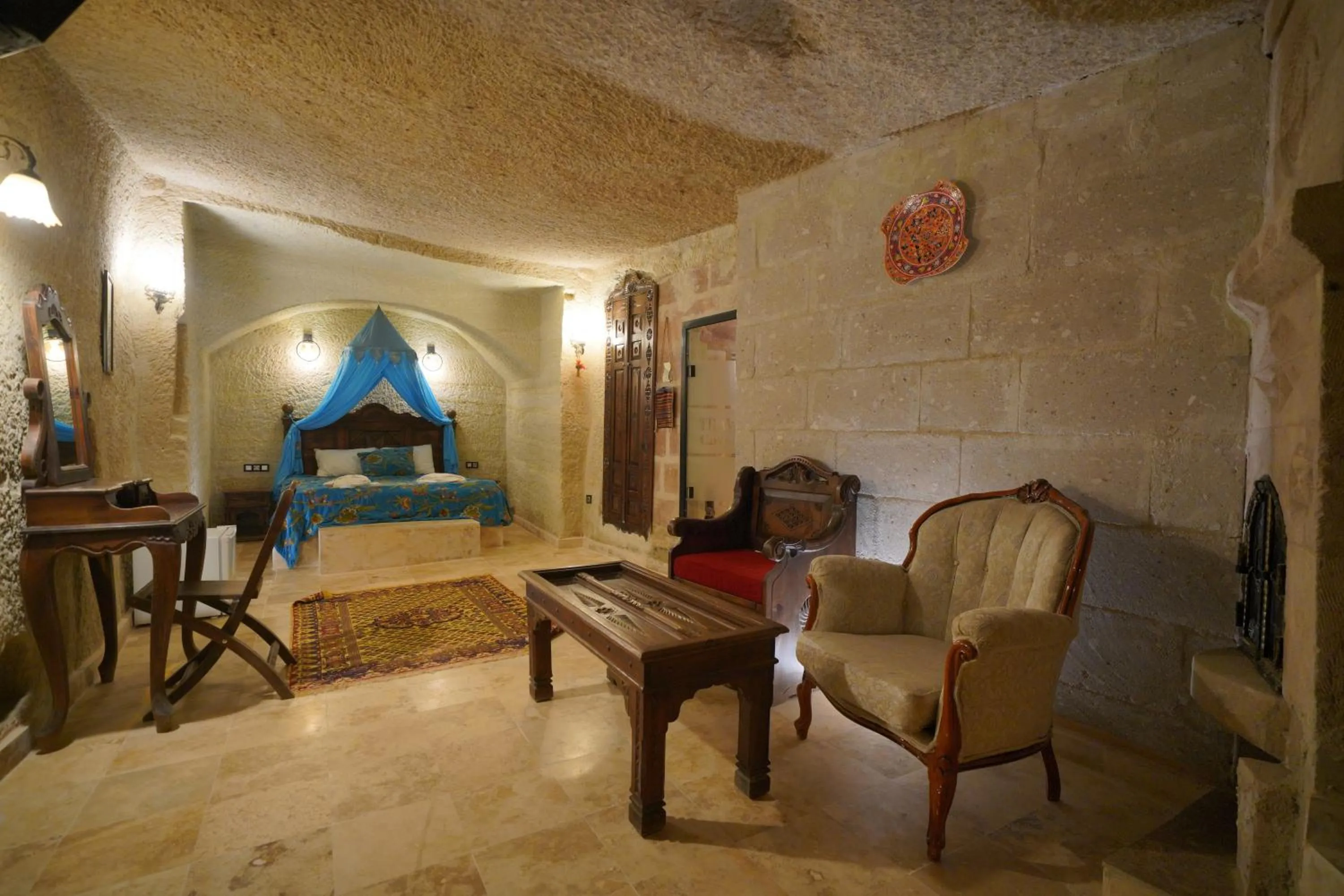 Bed in Travel Inn Cave Hotel