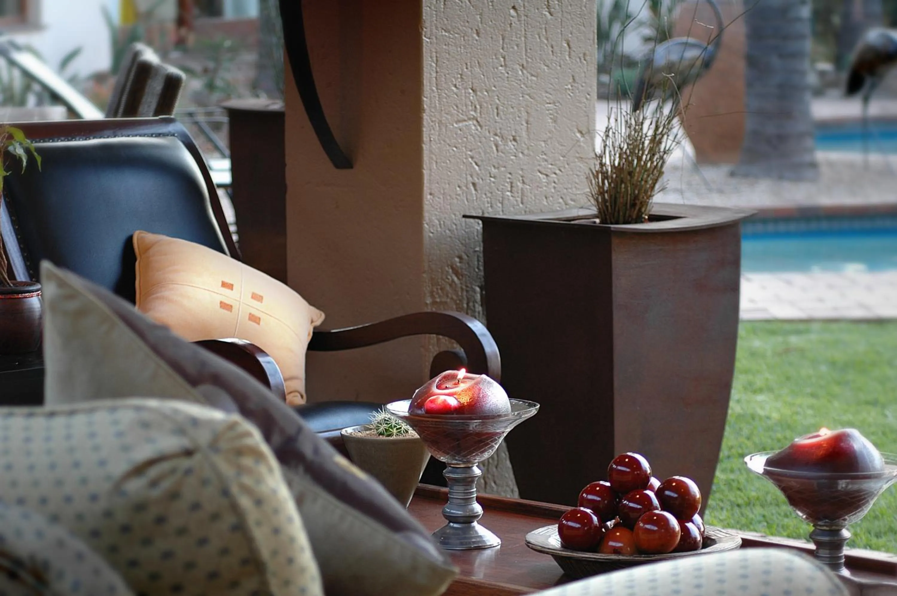 Patio in Lourie Lodge