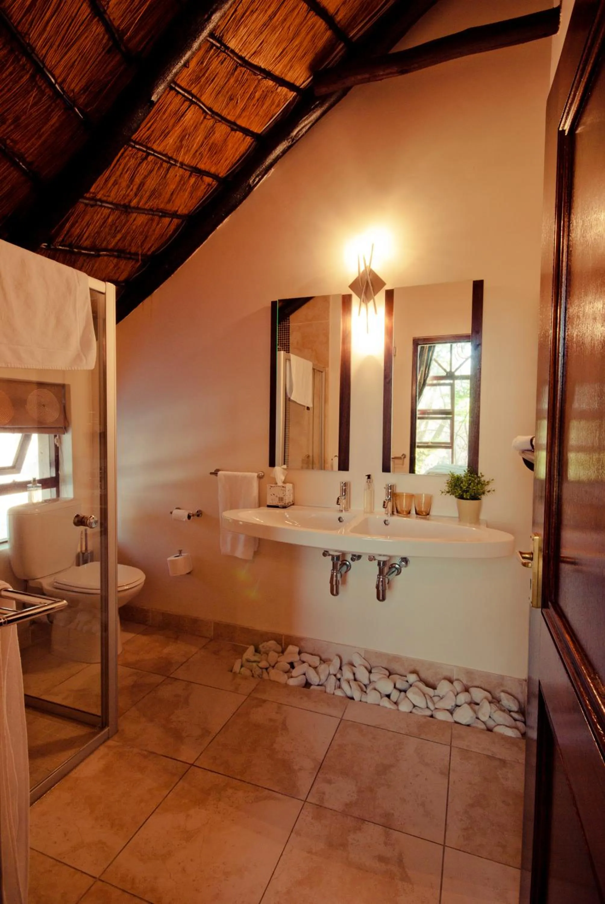 Shower in Lourie Lodge