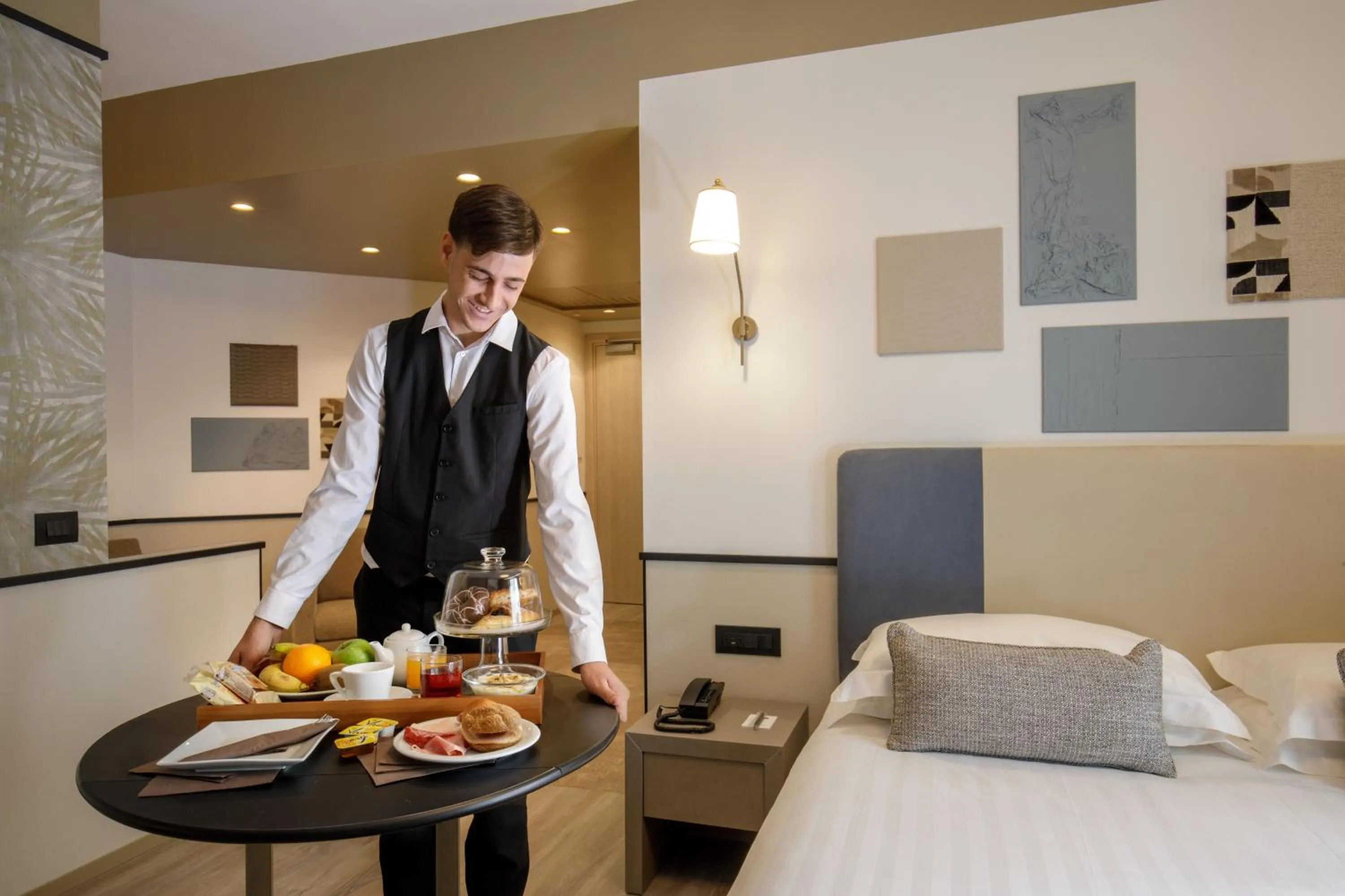 Bedroom, Bed in Hotel Domidea