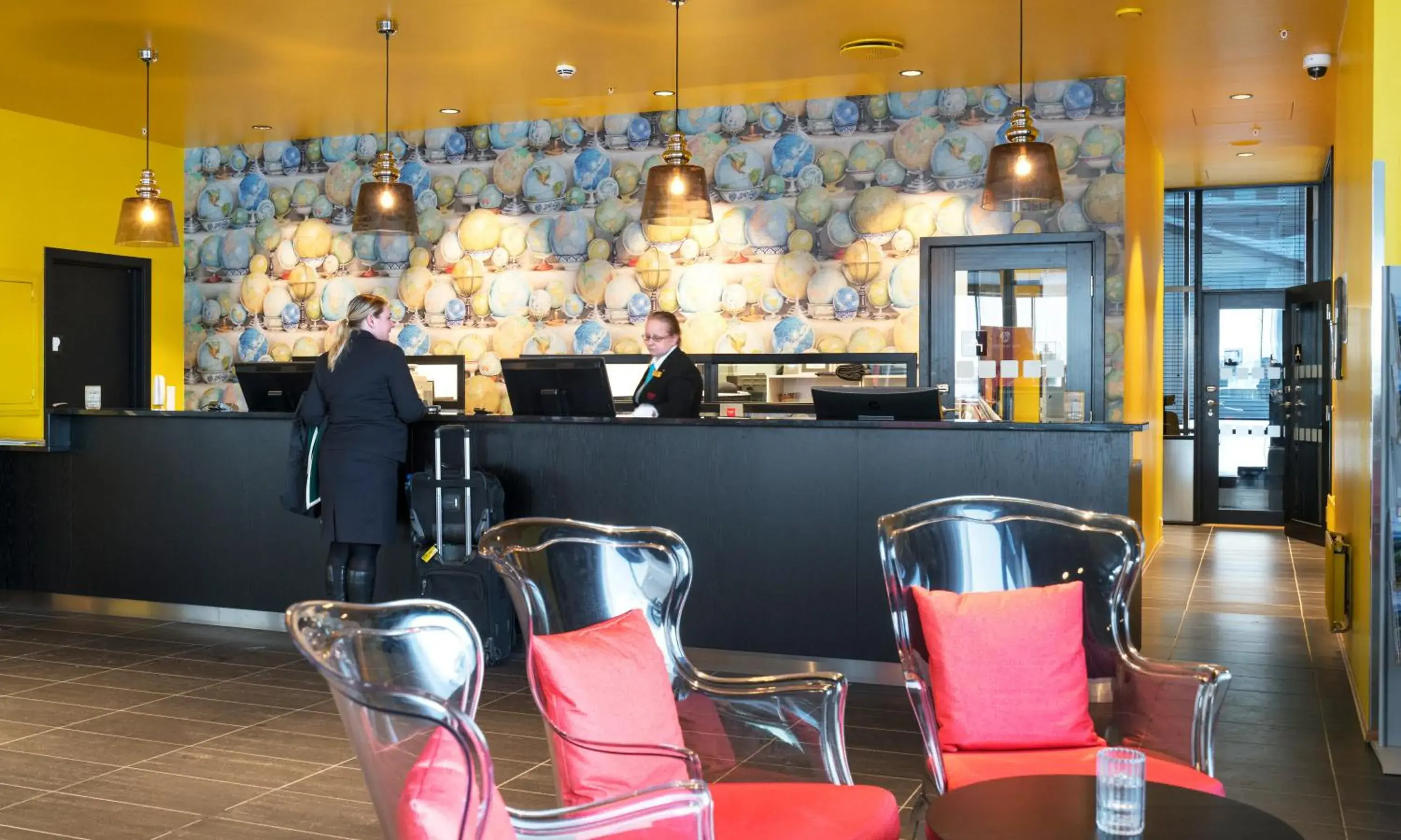 Lobby or reception in Thon Hotel Kirkenes Lobby or reception in Thon Hotel Kirkenes