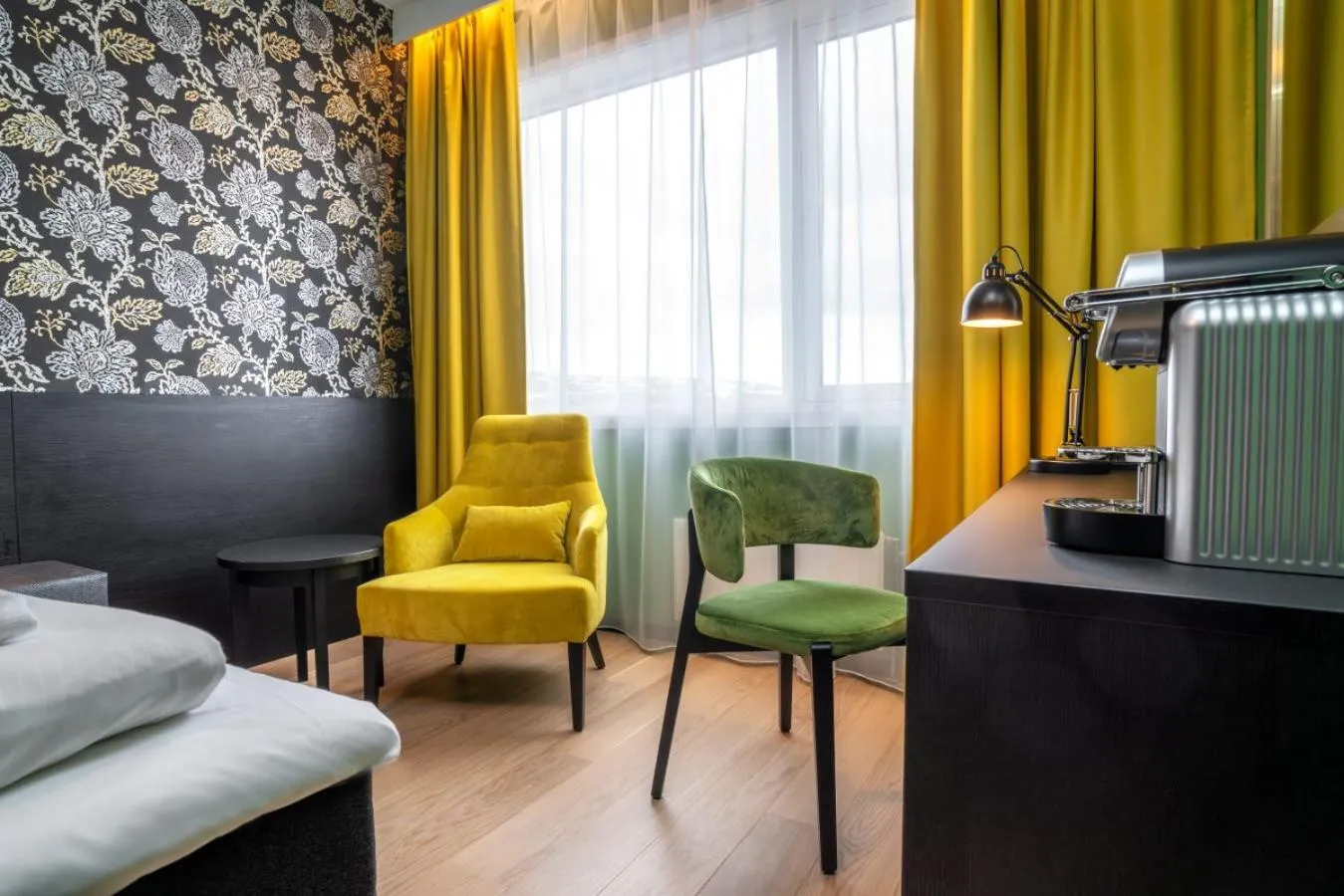 Bed in Thon Hotel Kirkenes