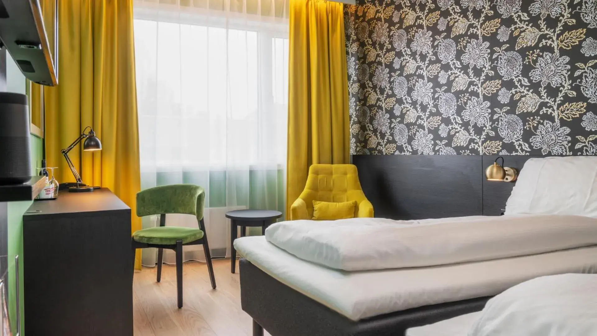 Bed in Thon Hotel Kirkenes Bed in Thon Hotel Kirkenes