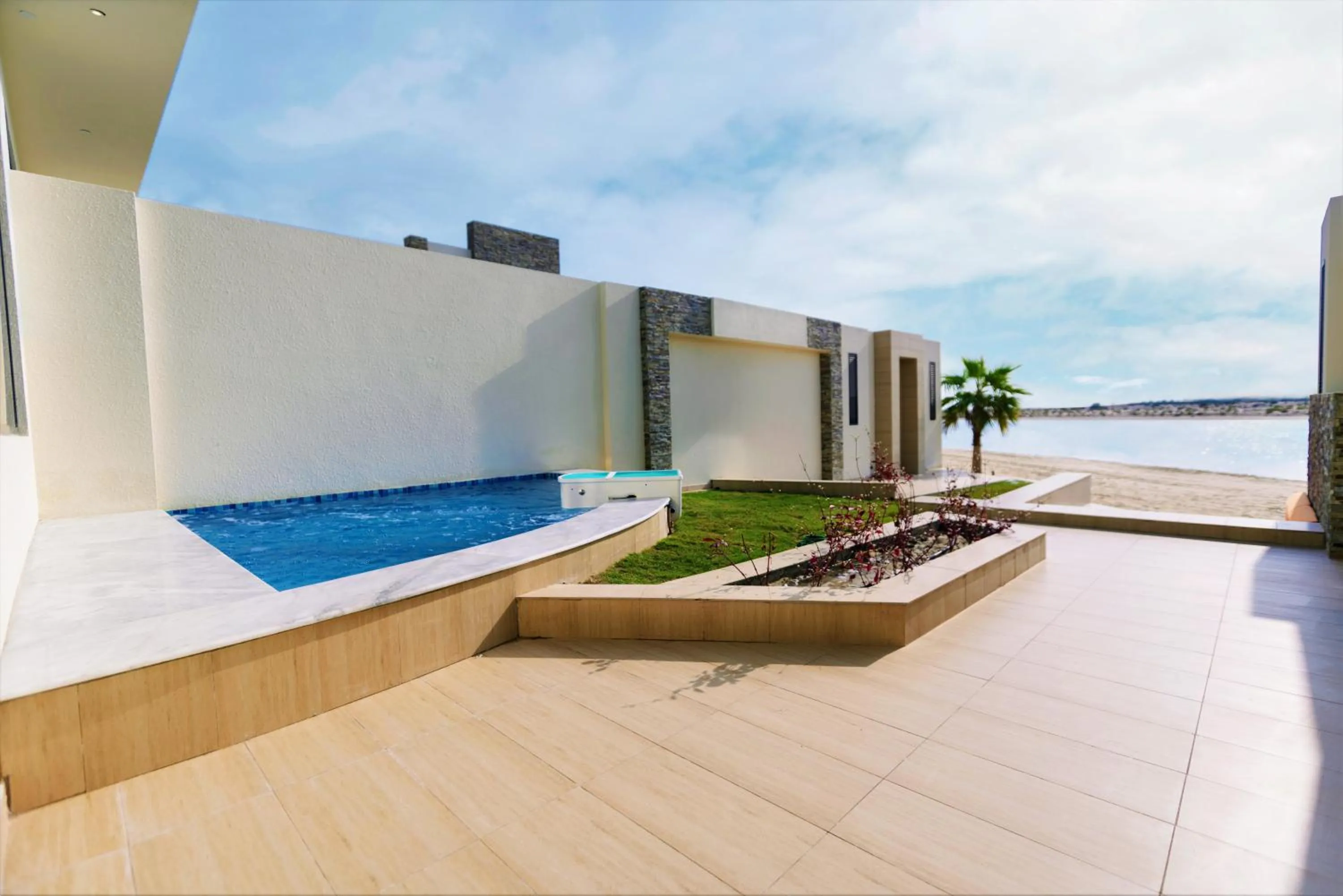 Pool view in Tamara Beach Resort, Al Khobar Half Moon Bay-"Families Only"