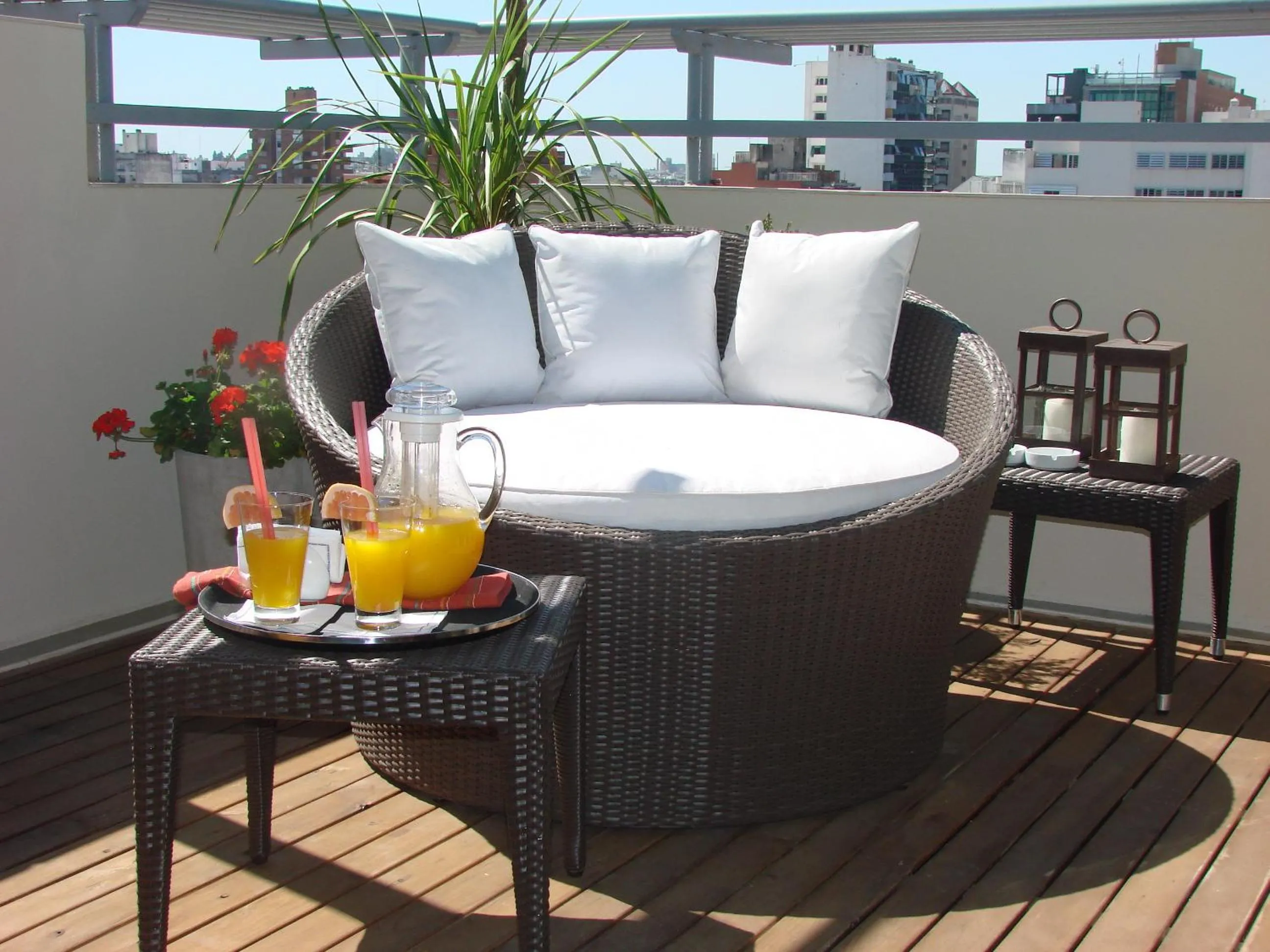 Balcony/Terrace in Zoom Apartments Hotel