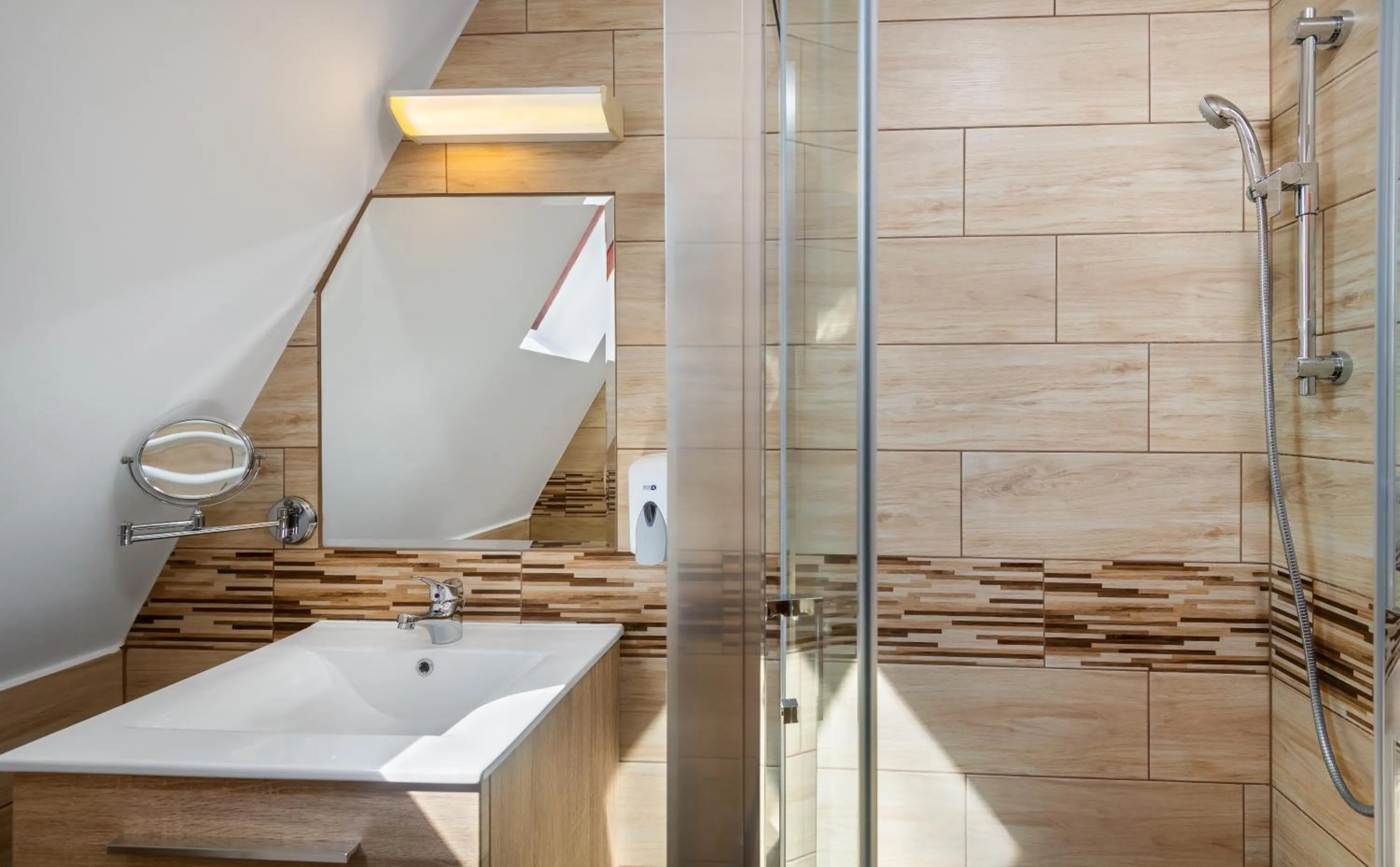 Bathroom in Gosztola Gyöngye-az erdő szállodája