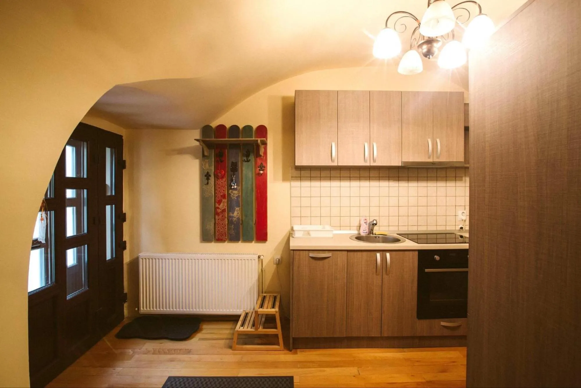 Kitchen or kitchenette in Casa Schobeln