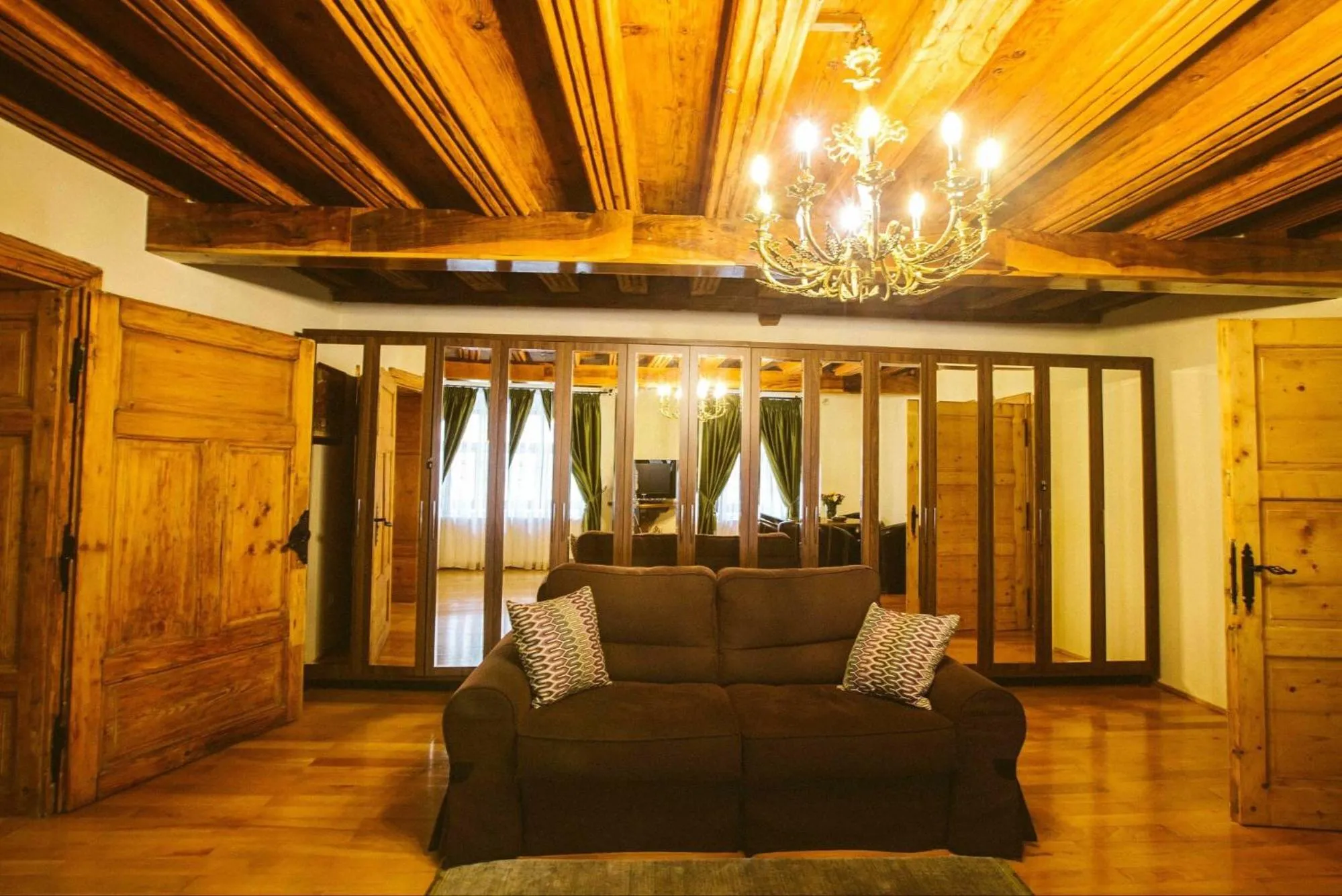 Living room in Casa Schobeln