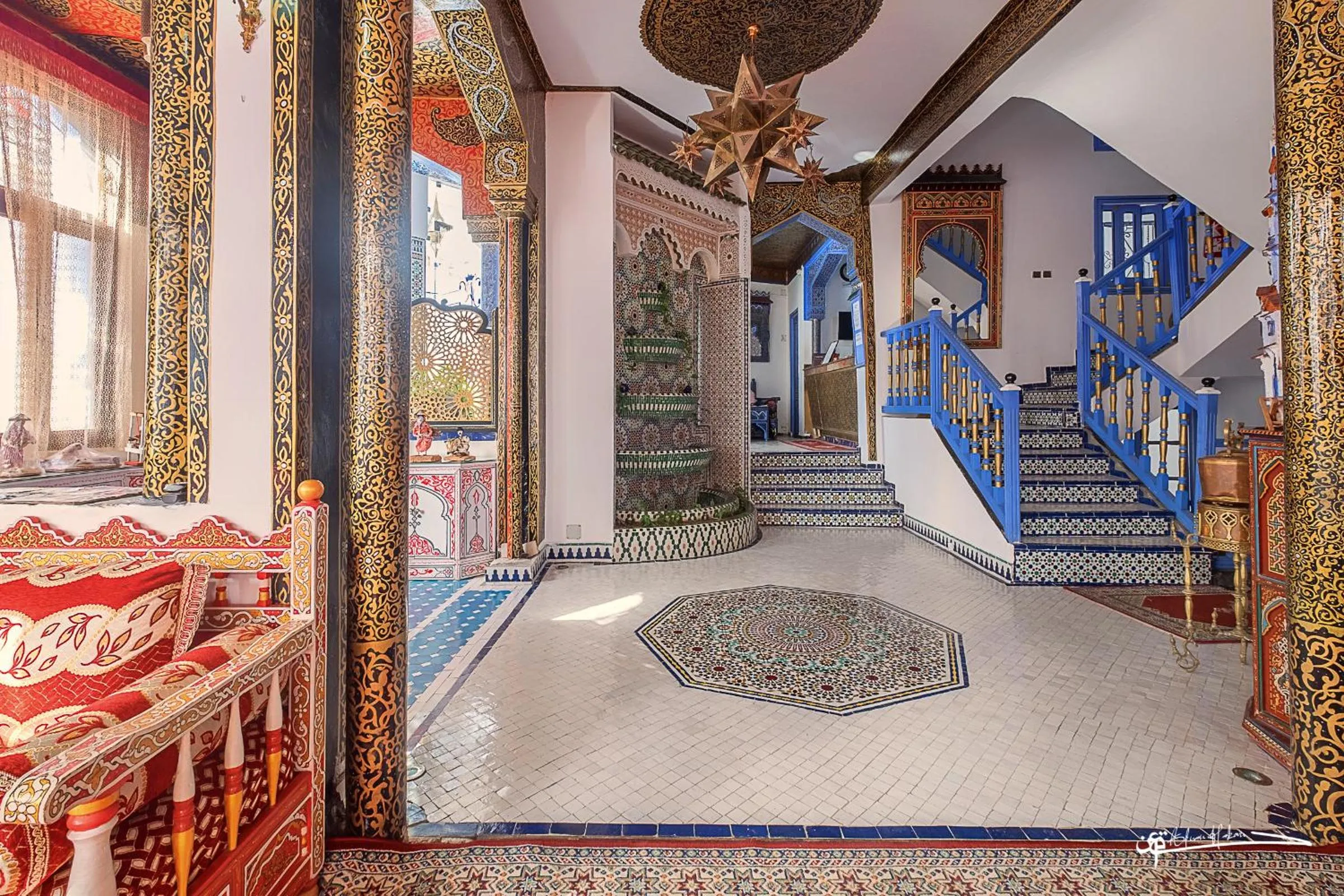 Lobby or reception in Hotel Madrid