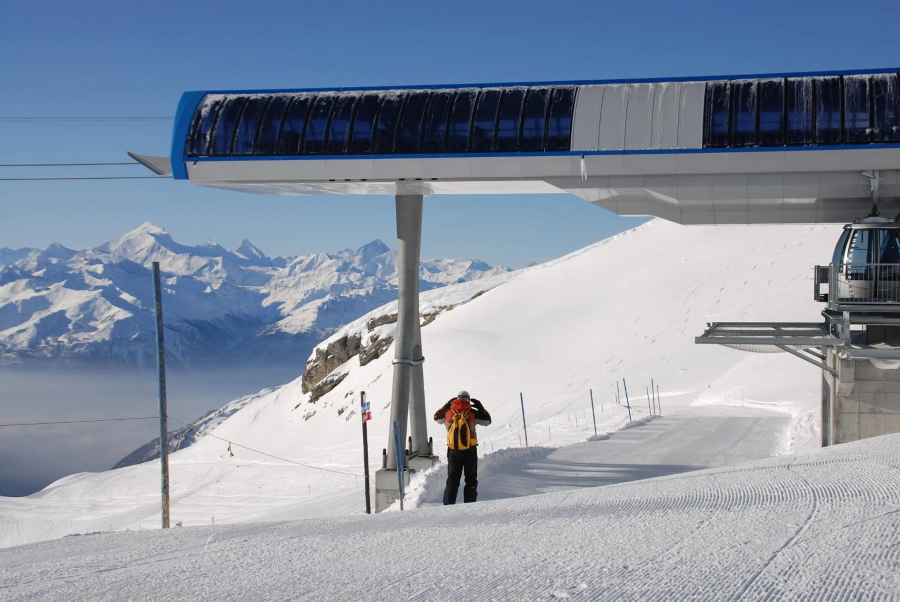 Skiing in Alpenhotel zur Wildi Lauchernalp