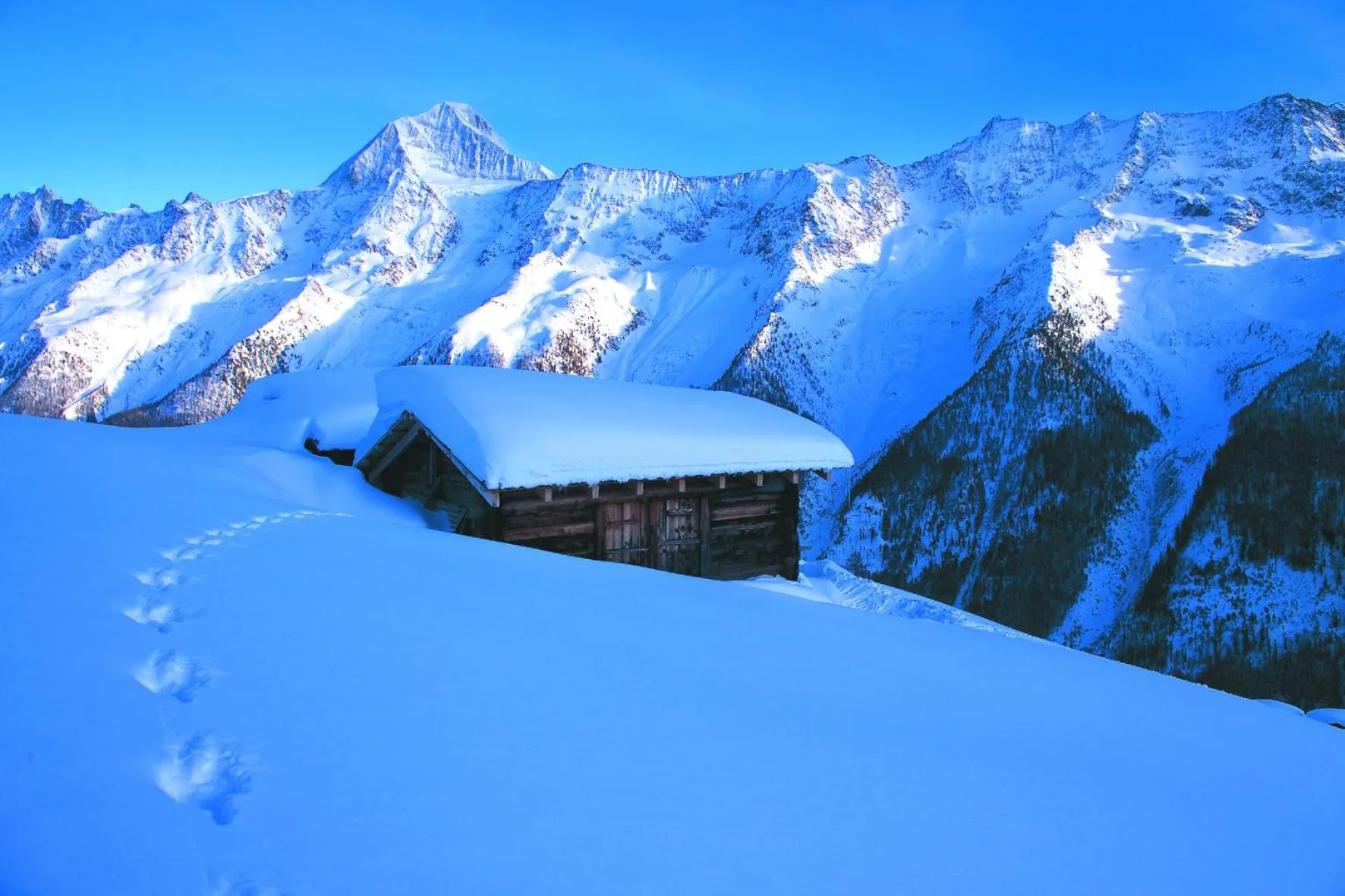 Natural landscape in Alpenhotel zur Wildi Lauchernalp