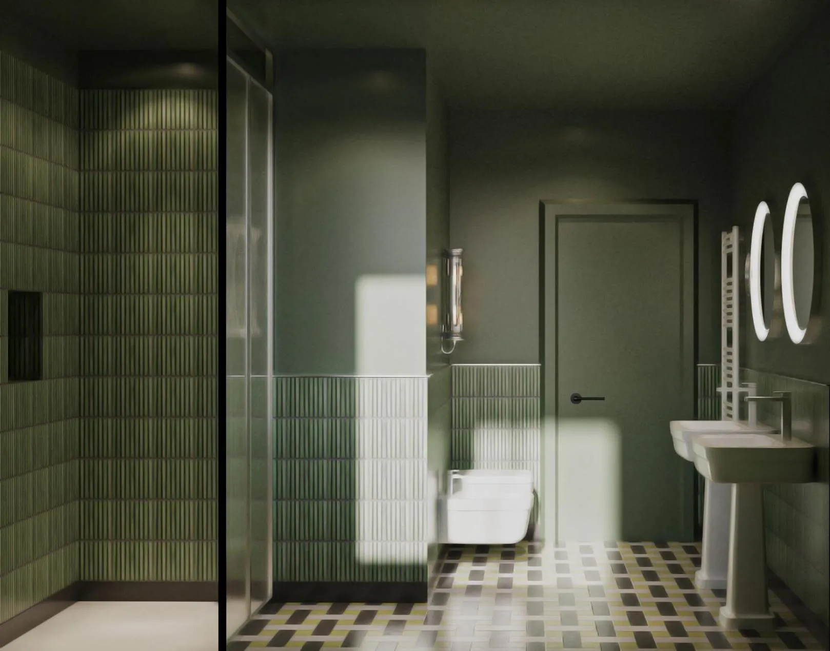 Bathroom in Hotel du Lac Varenna