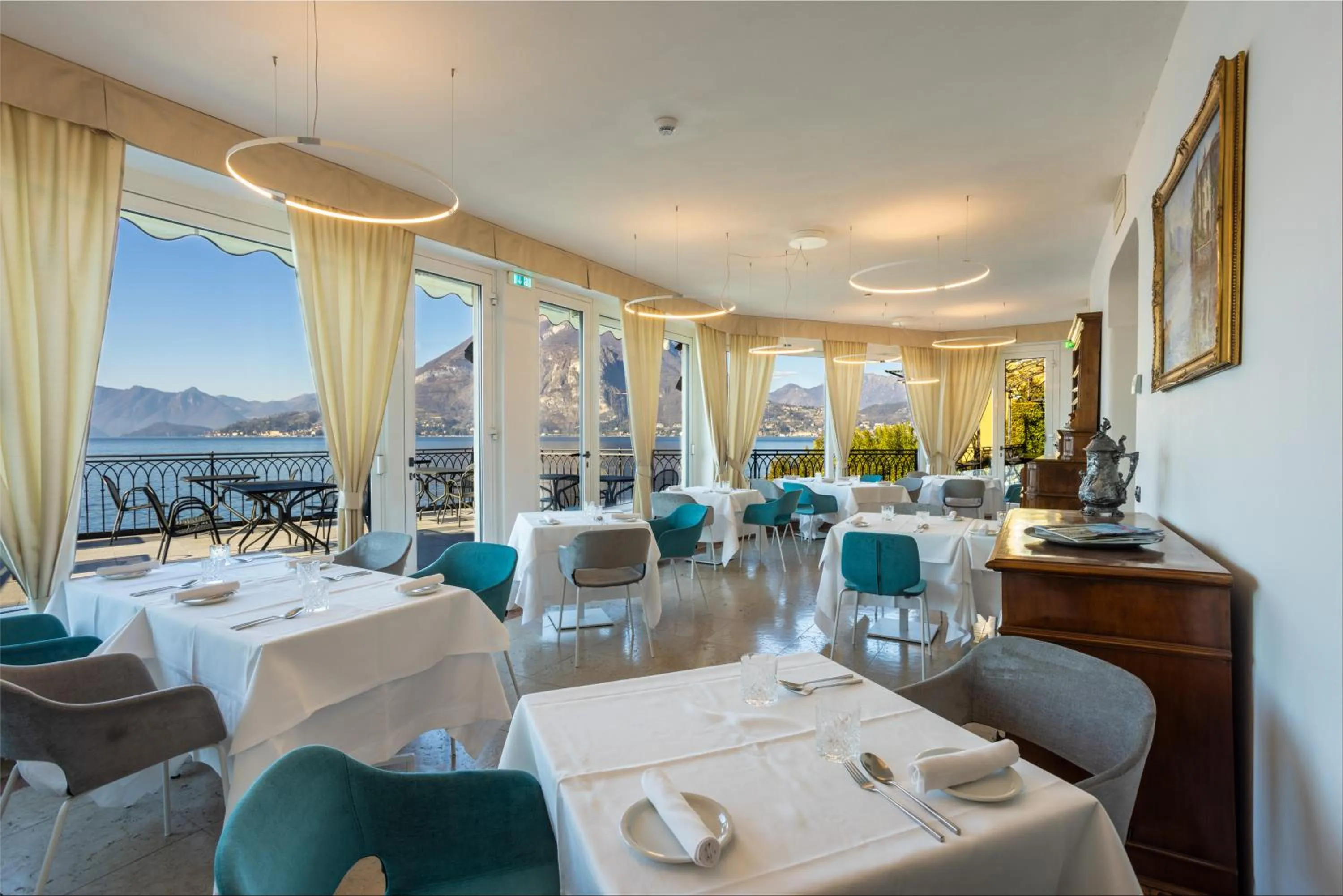 Restaurant/places to eat in Hotel du Lac Varenna