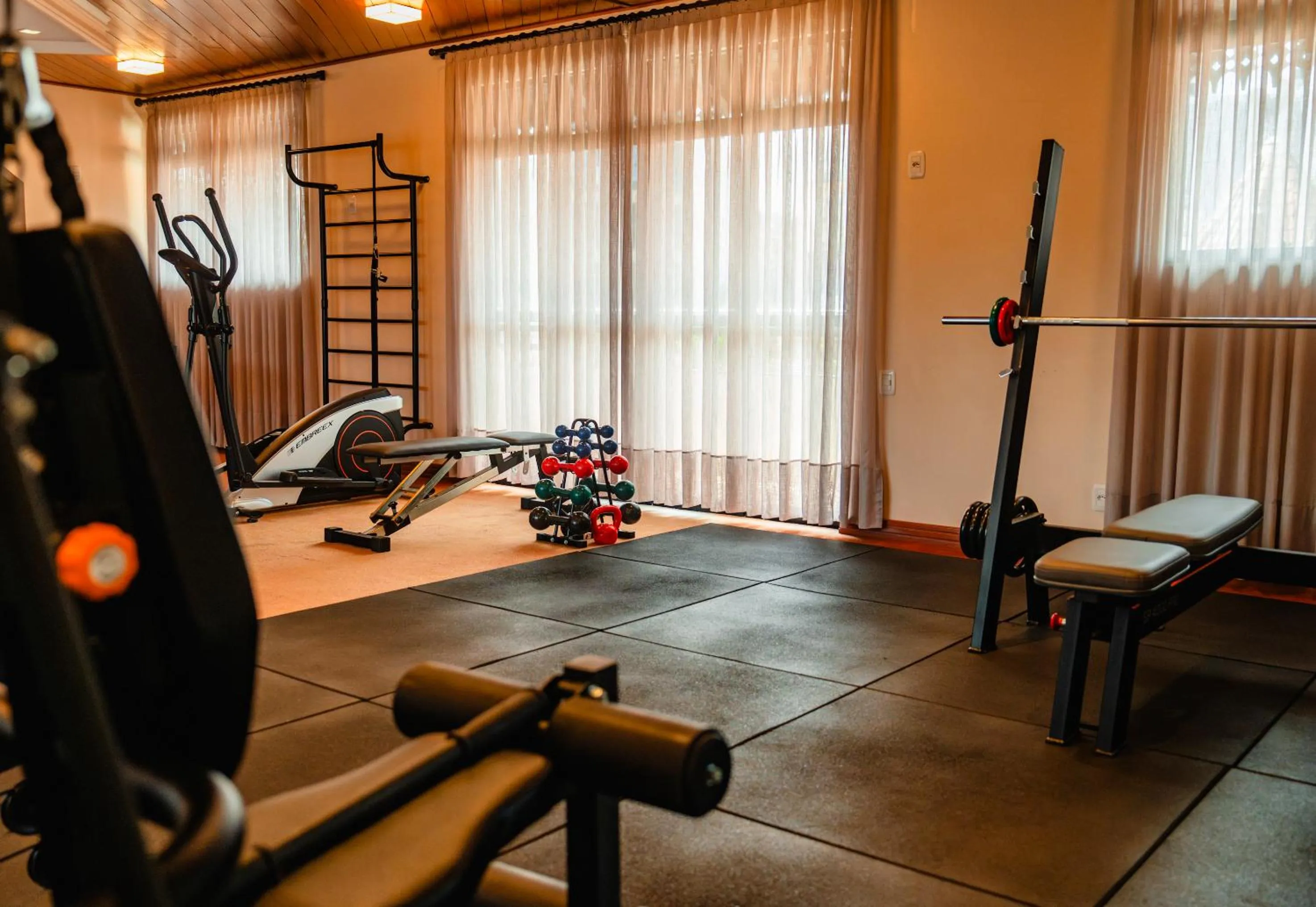 Fitness centre/facilities in Hotel Vila Germânica
