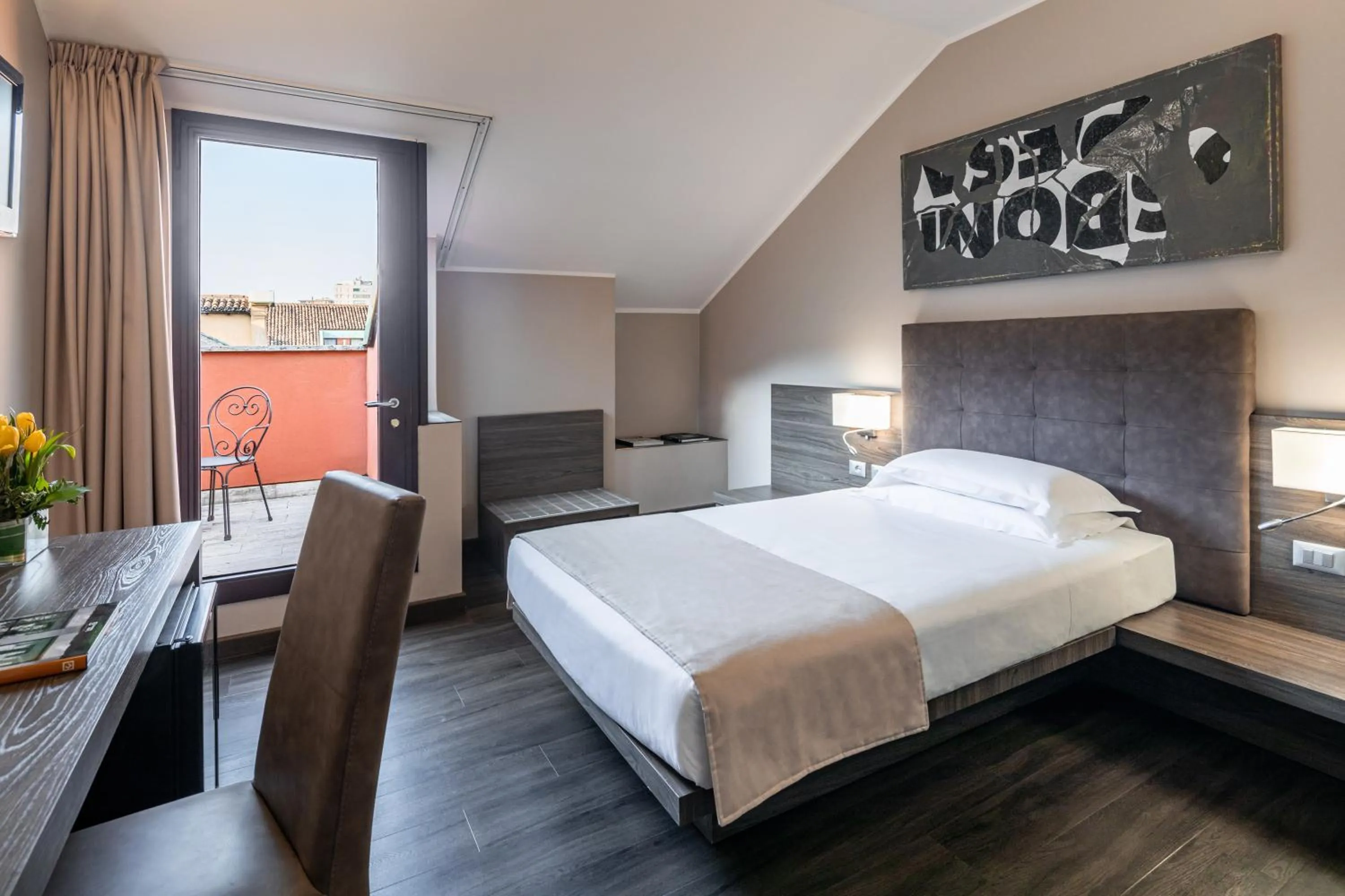 Bed in Hotel Palazzo Delle Stelline